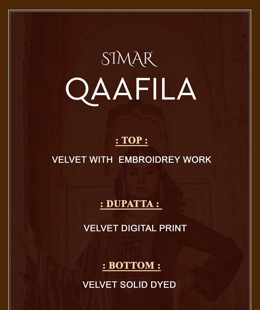 QAAFILA BY GLOSSY 5031 TO 5036 SERIES BEAUTIFUL SUITS COLORFUL STYLISH FANCY CASUAL WEAR & ETHNIC WEAR VELVET DRESSES AT WHOLESALE PRICE