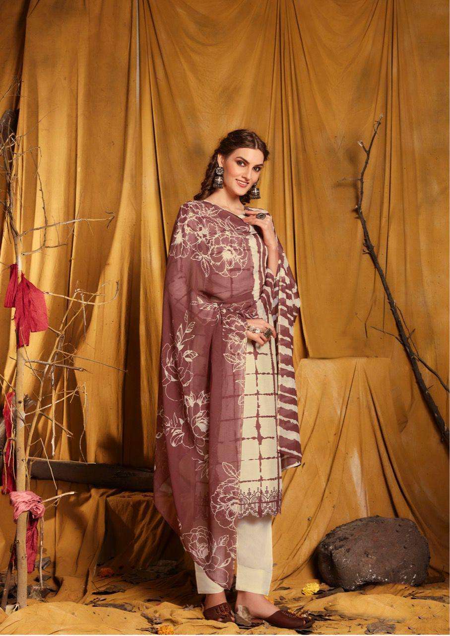 LIHAAZ BY SHUROOQ 1001 TO 1004 SERIES BEAUTIFUL STYLISH SUITS FANCY COLORFUL CASUAL WEAR & ETHNIC WEAR & READY TO WEAR MUSLIN SILK DRESSES AT WHOLESALE PRICE