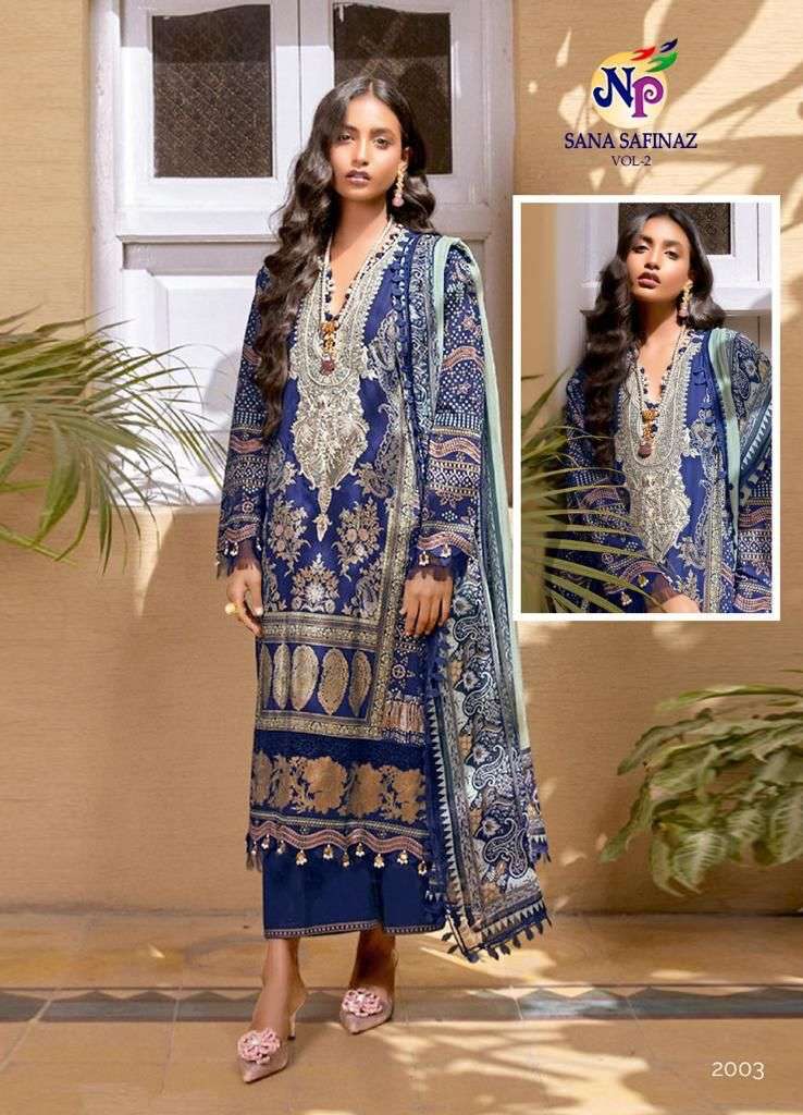 Sana Safinaz Vol-2 By Nand Gopal Prints 2001 To 2008 Series Beautiful Collection Suits Stylish Fancy Colorful Casual Wear & Ethnic Wear Cotton Printed Dresses At Wholesale Price