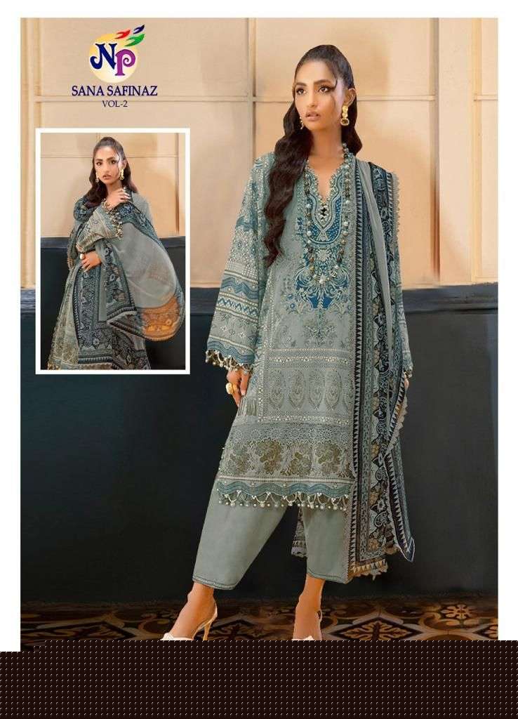 Sana Safinaz Vol-2 By Nand Gopal Prints 2001 To 2008 Series Beautiful Collection Suits Stylish Fancy Colorful Casual Wear & Ethnic Wear Cotton Printed Dresses At Wholesale Price
