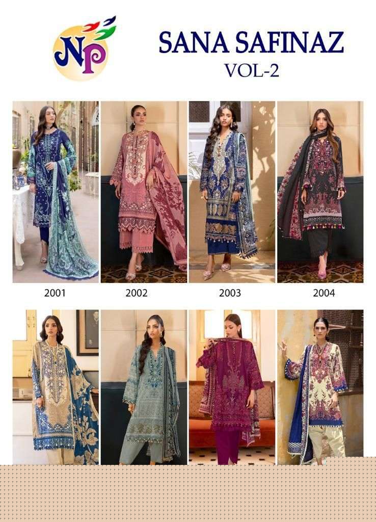 Sana Safinaz Vol-2 By Nand Gopal Prints 2001 To 2008 Series Beautiful Collection Suits Stylish Fancy Colorful Casual Wear & Ethnic Wear Cotton Printed Dresses At Wholesale Price