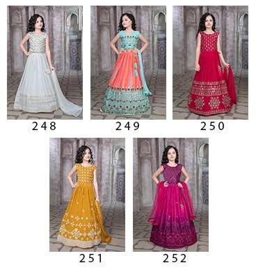 Aaradhna Vol-35 By Fashid Wholesale 248 To 252 Series Beautiful Colorful Fancy Wedding Collection Occasional Wear & Party Wear Georgette Lehengas At Wholesale Price