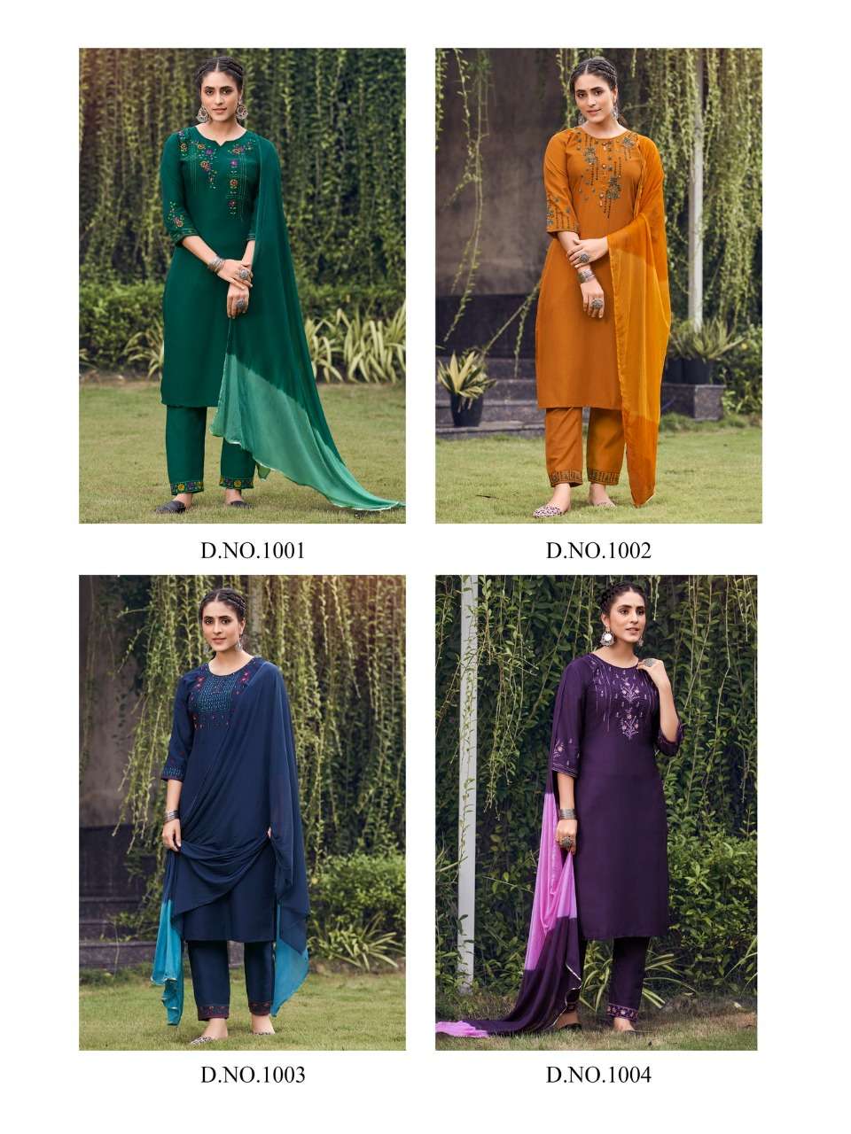 APSARA VOL-1 BY COLOURPIX 1001 TO 1004 SERIES BEAUTIFUL SUITS COLORFUL STYLISH FANCY CASUAL WEAR & ETHNIC WEAR CHINNON SILK DRESSES AT WHOLESALE PRICE