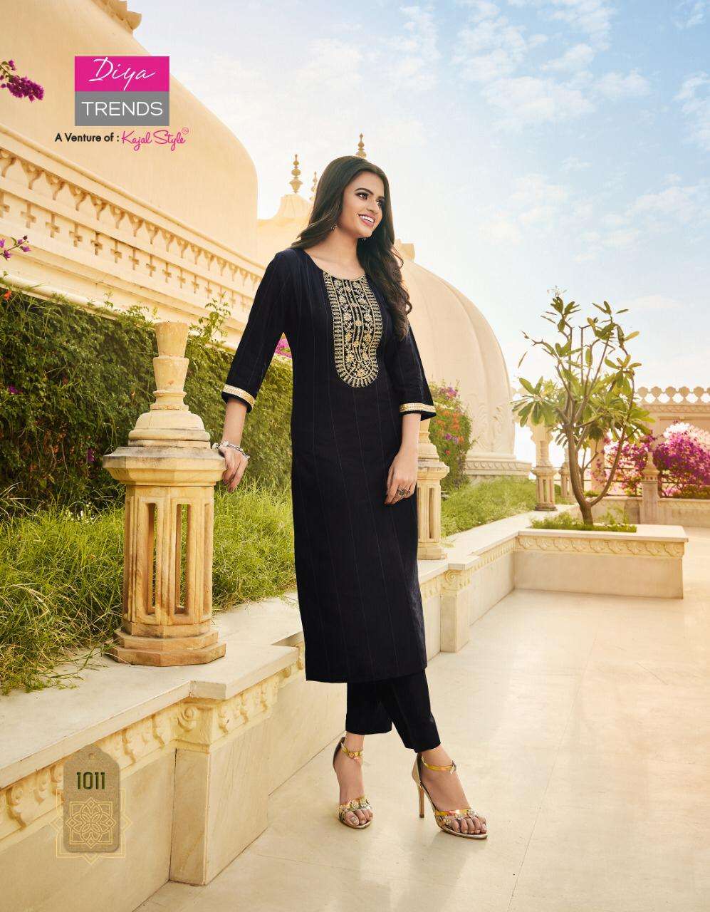 MINTRA VOL-1 BY DIYA TRENDS 1001 TO 1012 SERIES DESIGNER STYLISH FANCY COLORFUL BEAUTIFUL PARTY WEAR & ETHNIC WEAR COLLECTION RAYON KURTIS WITH BOTTOM AT WHOLESALE PRICE