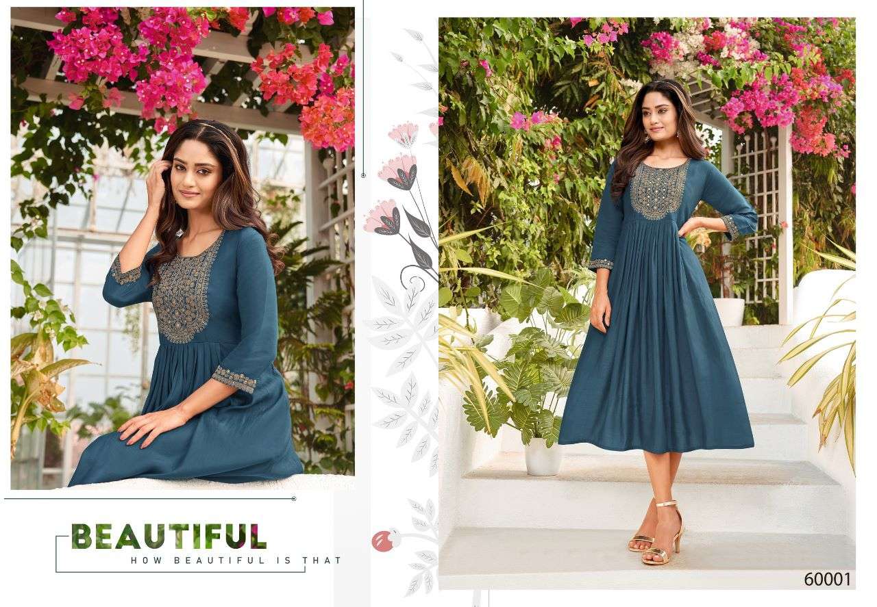 BULLET VOL-2 BY ARTIO 60001 TO 60008 SERIES DESIGNER STYLISH FANCY COLORFUL BEAUTIFUL PARTY WEAR & ETHNIC WEAR COLLECTION PURE VISCOSE SILK KURTIS AT WHOLESALE PRICE