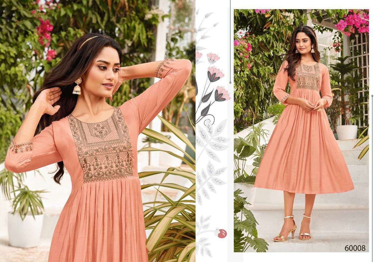 BULLET VOL-2 BY ARTIO 60001 TO 60008 SERIES DESIGNER STYLISH FANCY COLORFUL BEAUTIFUL PARTY WEAR & ETHNIC WEAR COLLECTION PURE VISCOSE SILK KURTIS AT WHOLESALE PRICE