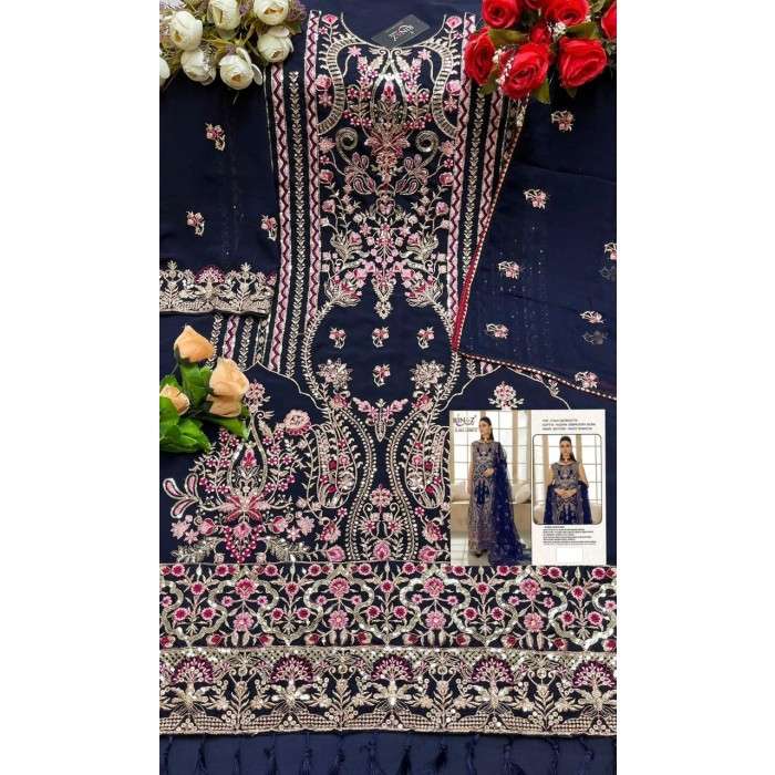 RINAZ 1388 COLOURS BY RINAZ FASHION 1388-A TO 1388-D SERIES DESIGNER FESTIVE PAKISTANI SUITS COLLECTION BEAUTIFUL STYLISH FANCY COLORFUL PARTY WEAR & OCCASIONAL WEAR HEAVY FAUX GEORGETTE EMBROIDERED DRESSES AT WHOLESALE PRICE