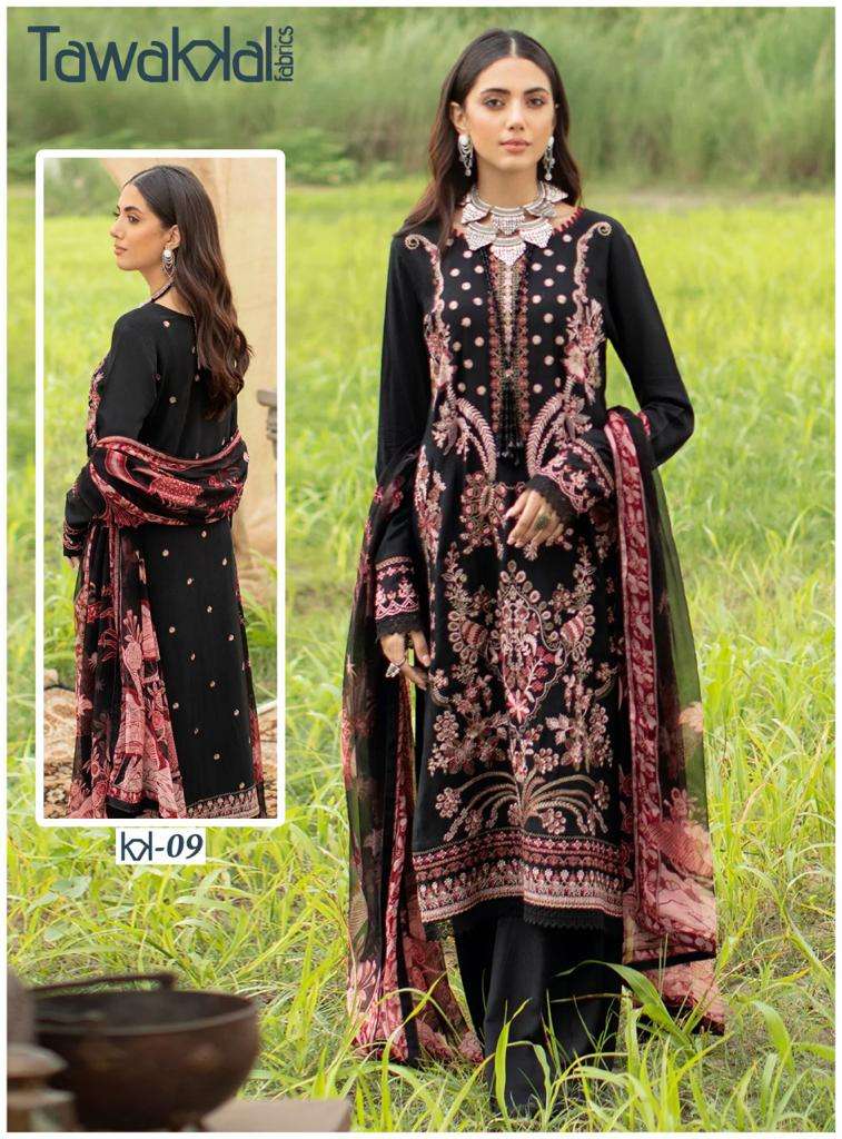 MEHROZ BY TAWAKKAL FAB 01 TO 10 SERIES BEAUTIFUL PAKISTANI SUITS COLORFUL STYLISH FANCY CASUAL WEAR & ETHNIC WEAR PURE COTTON DRESSES AT WHOLESALE PRICE