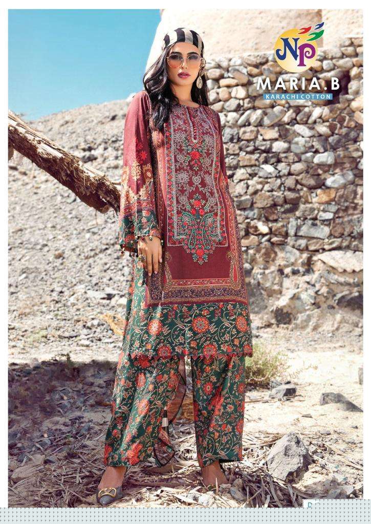 MARIA.B BY NAND GOPAL PRINTS 1001 TO 1008 SERIES DESIGNER SUITS BEAUTIFUL FANCY STYLISH COLORFUL PARTY WEAR & OCCASIONAL WEAR COTTON PRINTED DRESSES AT WHOLESALE PRICE