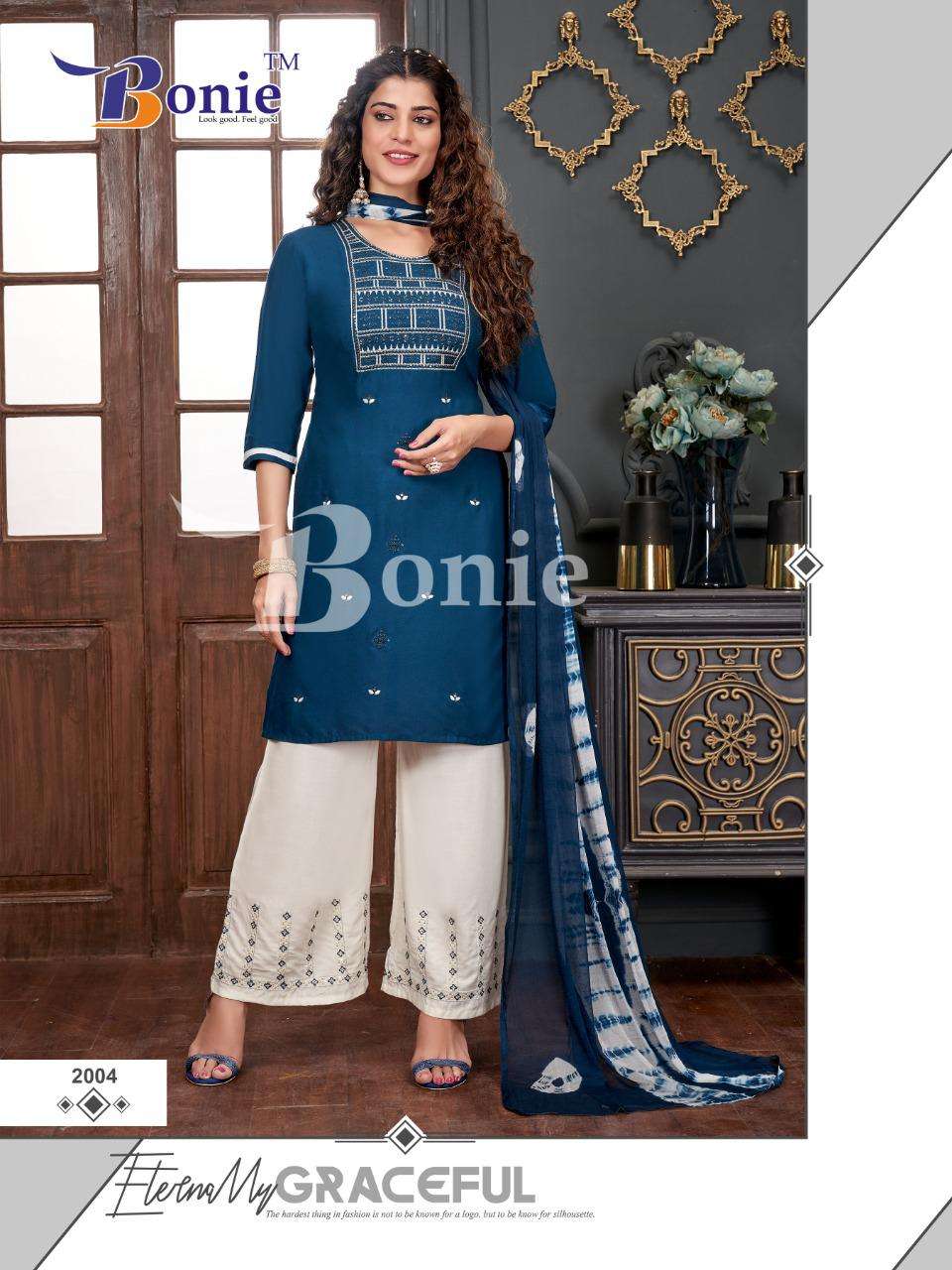 STUTI VOL-2 BY BONIE 2001 TO 2008 SERIES BEAUTIFUL FESTIVE SUITS COLORFUL STYLISH FANCY CASUAL WEAR & ETHNIC WEAR RAYON EMBROIDERED DRESSES AT WHOLESALE PRICE