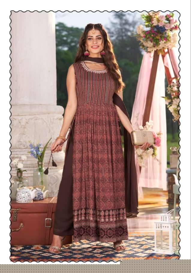 SHANAYA BY TATTVA 01 TO 04 SERIES BEAUTIFUL SUITS STYLISH FANCY COLORFUL PARTY WEAR & OCCASIONAL WEAR PURE VISCOSE GEORGETTE EMBROIDERED DRESSES AT WHOLESALE PRICE