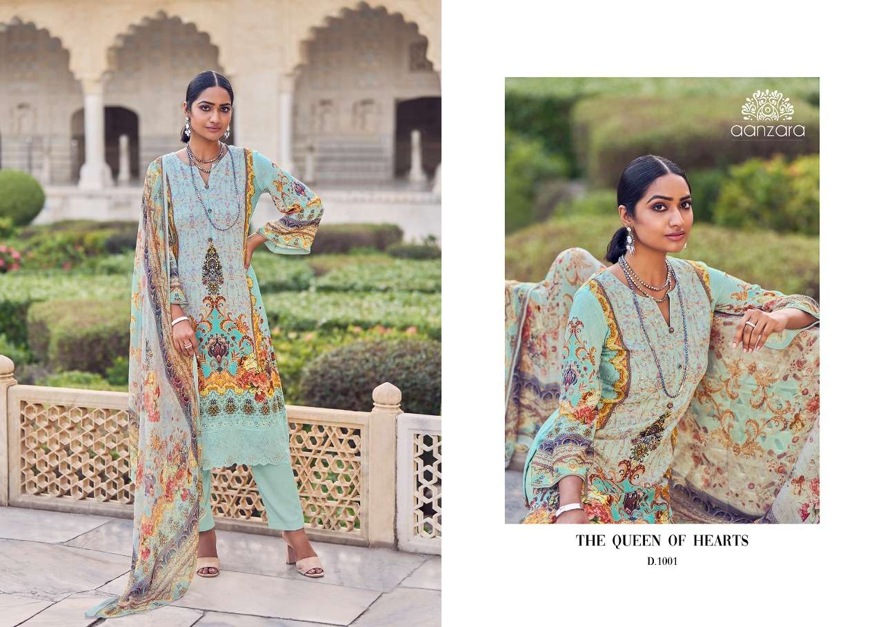 AMRAH BY AANZARA 1001 TO 1006 SERIES DESIGNER SUITS BEAUTIFUL FANCY COLORFUL STYLISH PARTY WEAR & OCCASIONAL WEAR PURE RAYON COTTON DRESSES AT WHOLESALE PRICE