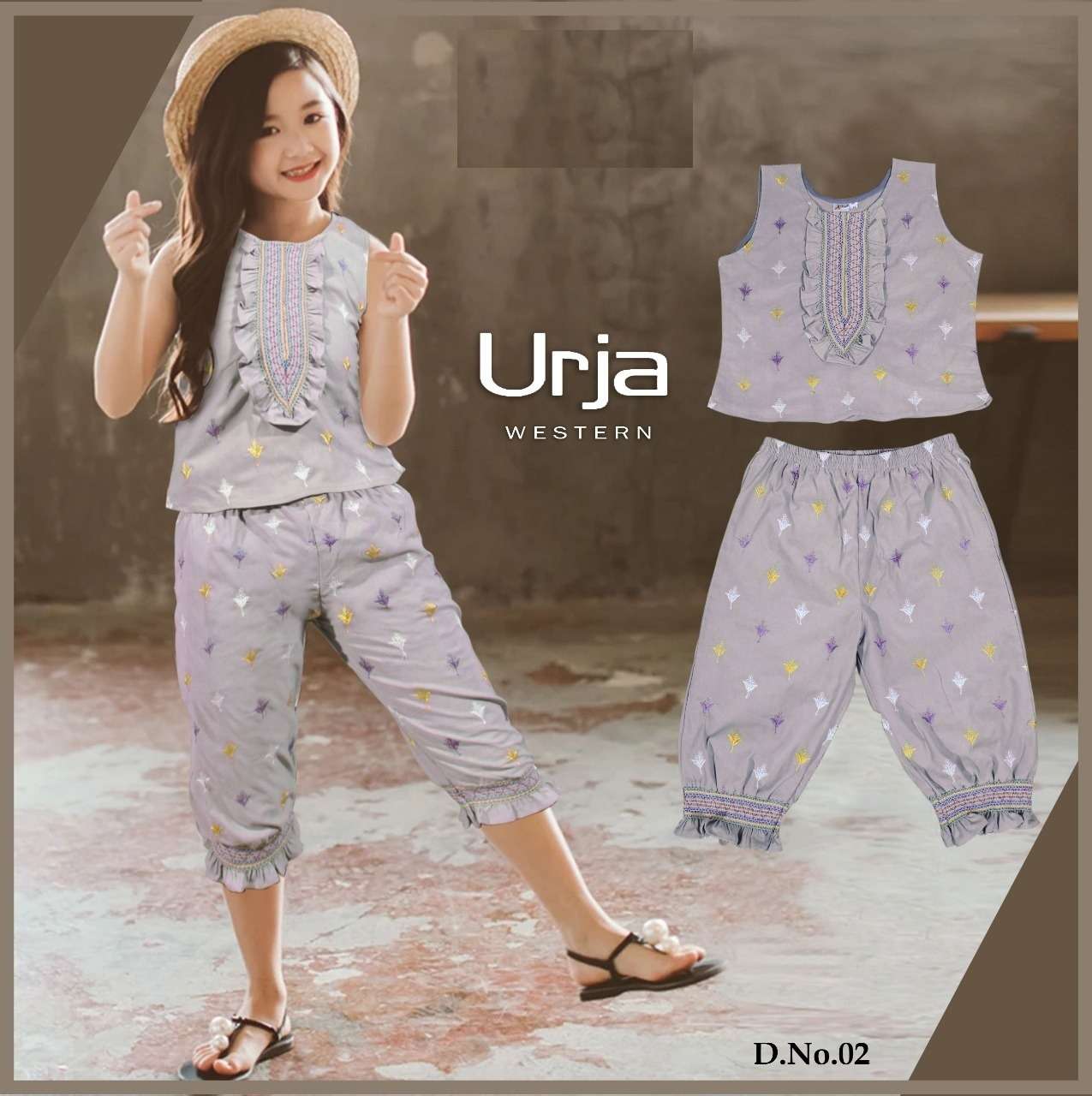 URJA WESTERN BY KAAMIRI 01 TO 05 SERIES BEAUTIFUL COLORFUL STYLISH FANCY CASUAL WEAR & READY TO WEAR LYCRA TOPS WITH BOTTOM AT WHOLESALE PRICE