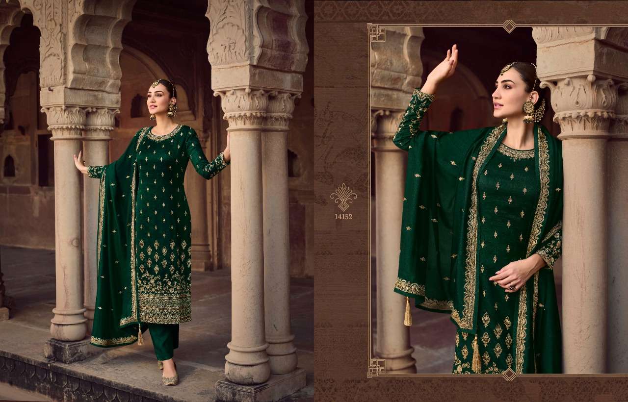 Nargis By Zisa 14151 To 14156 Series Beautiful Suits Colorful Stylish Fancy Casual Wear & Ethnic Wear Silk Georgette Embroidered Dresses At Wholesale Price