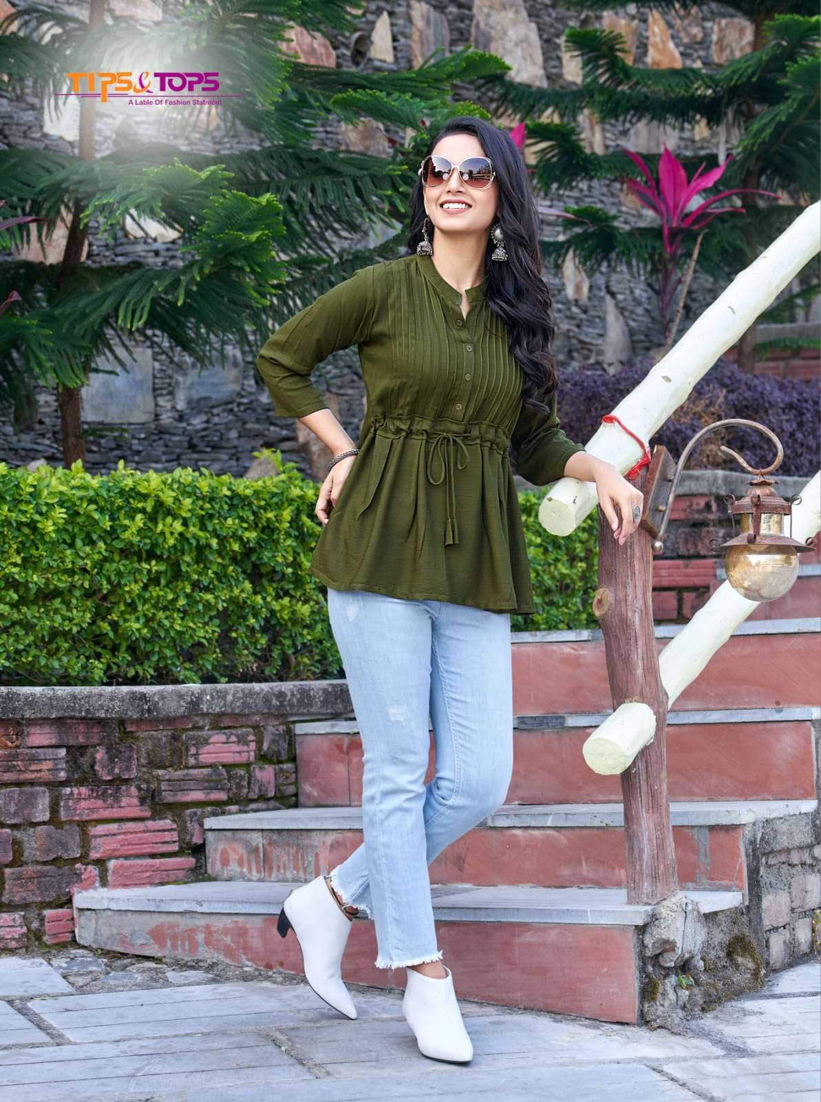 PEPE TOPS VOL-6 BY TIPS AND TOPS 01 TO 08 SERIES BEAUTIFUL STYLISH FANCY COLORFUL CASUAL WEAR & ETHNIC WEAR HEAVY RAYON TOPS AT WHOLESALE PRICE