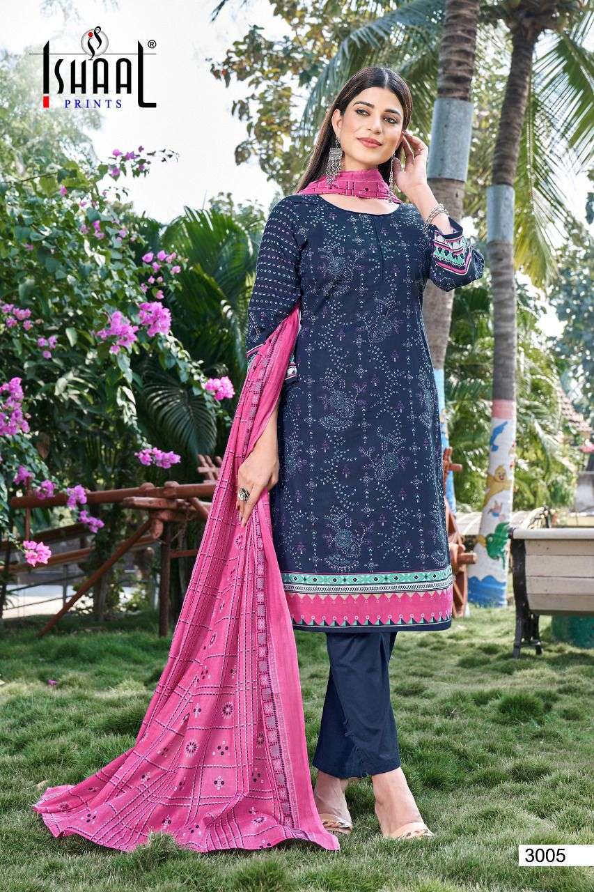 KESARIYA VOL-3 BY ISHAAL PRINTS 3001 TO 3010 SERIES DESIGNER WEDDING COLLECTION BEAUTIFUL STYLISH FANCY COLORFUL PARTY WEAR & OCCASIONAL WEAR PURE LAWN DRESSES AT WHOLESALE PRICE