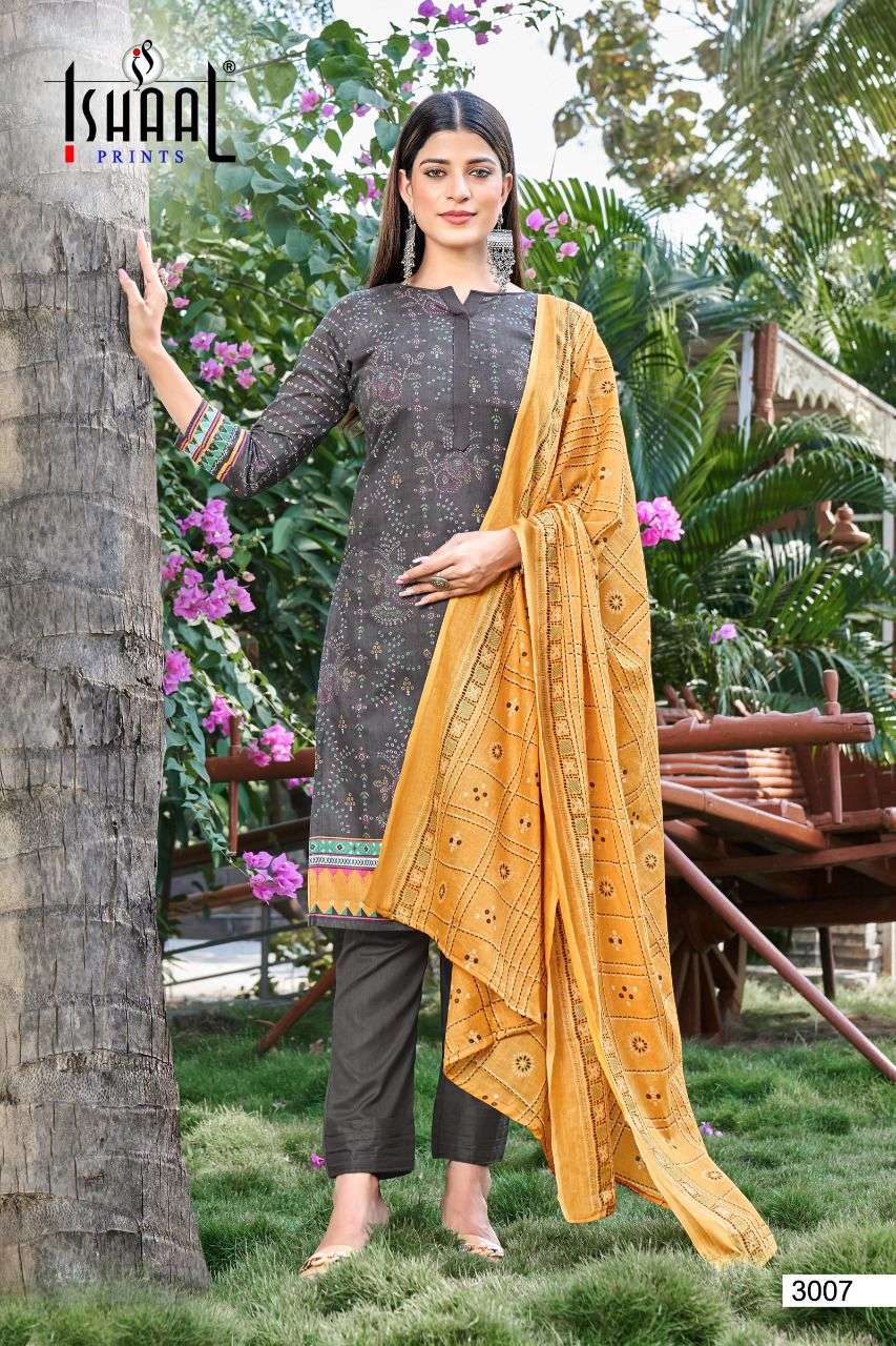 KESARIYA VOL-3 BY ISHAAL PRINTS 3001 TO 3010 SERIES DESIGNER WEDDING COLLECTION BEAUTIFUL STYLISH FANCY COLORFUL PARTY WEAR & OCCASIONAL WEAR PURE LAWN DRESSES AT WHOLESALE PRICE