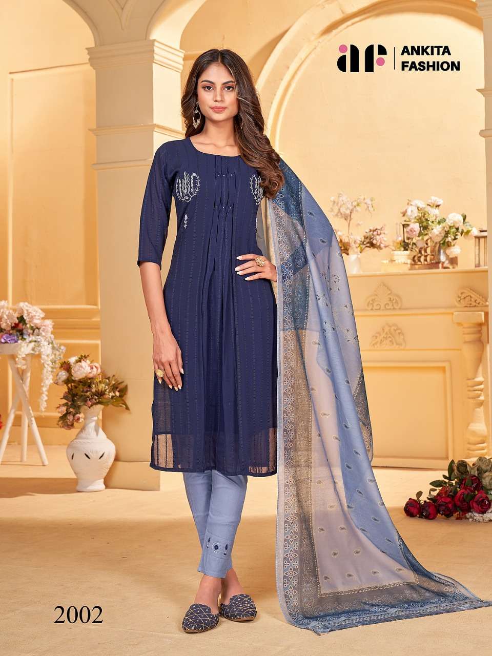 SARGUN BY ANKITA FASHION 2001 TO 2006 SERIES BEAUTIFUL SUITS COLORFUL STYLISH FANCY CASUAL WEAR & ETHNIC WEAR GEORGETTE EMBROIDERED DRESSES AT WHOLESALE PRICE
