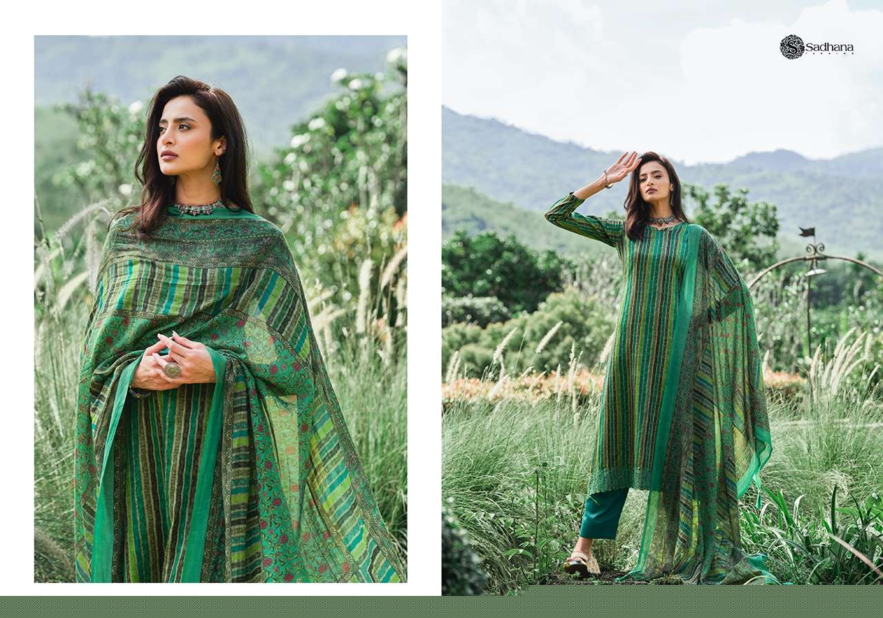 ELAN BY SADHANA FASHION 101 TO 110 SERIES BEAUTIFUL STYLISH SUITS FANCY COLORFUL CASUAL WEAR & ETHNIC WEAR & READY TO WEAR PURE JAM SILK EMBROIDERY DRESSES AT WHOLESALE PRICE