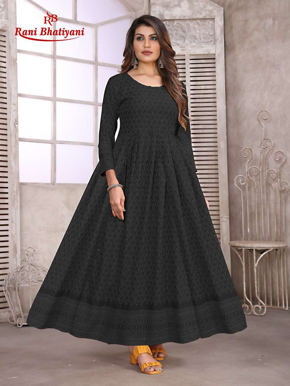 COLLAGE GIRL BY RANI BHATIYANI 01 TO 08 SERIES BEAUTIFUL STYLISH FANCY COLORFUL CASUAL WEAR & ETHNIC WEAR PURE RAYON GOWNS AT WHOLESALE PRICE