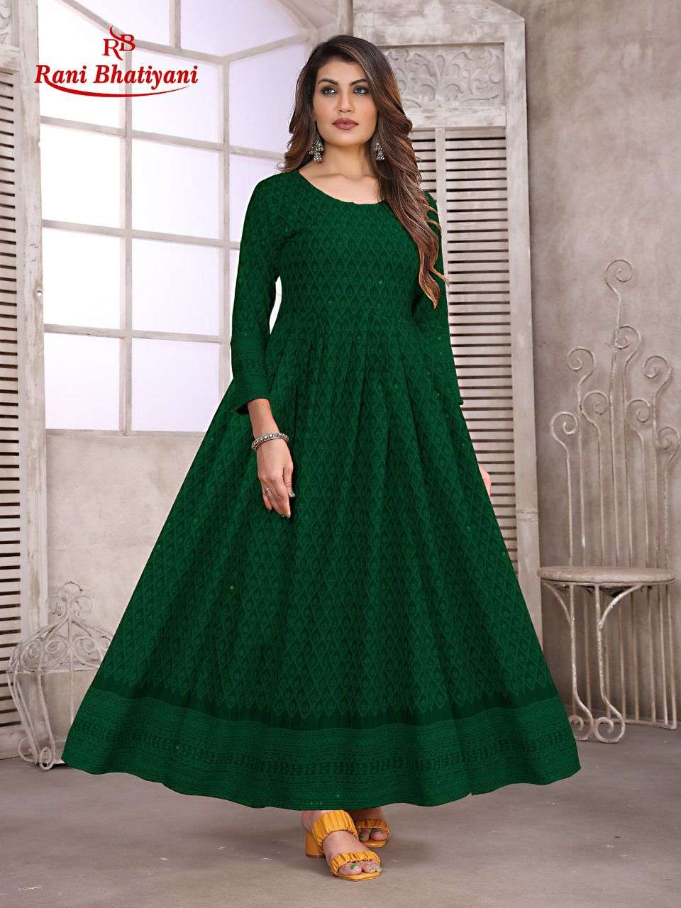 COLLAGE GIRL BY RANI BHATIYANI 01 TO 08 SERIES BEAUTIFUL STYLISH FANCY COLORFUL CASUAL WEAR & ETHNIC WEAR PURE RAYON GOWNS AT WHOLESALE PRICE