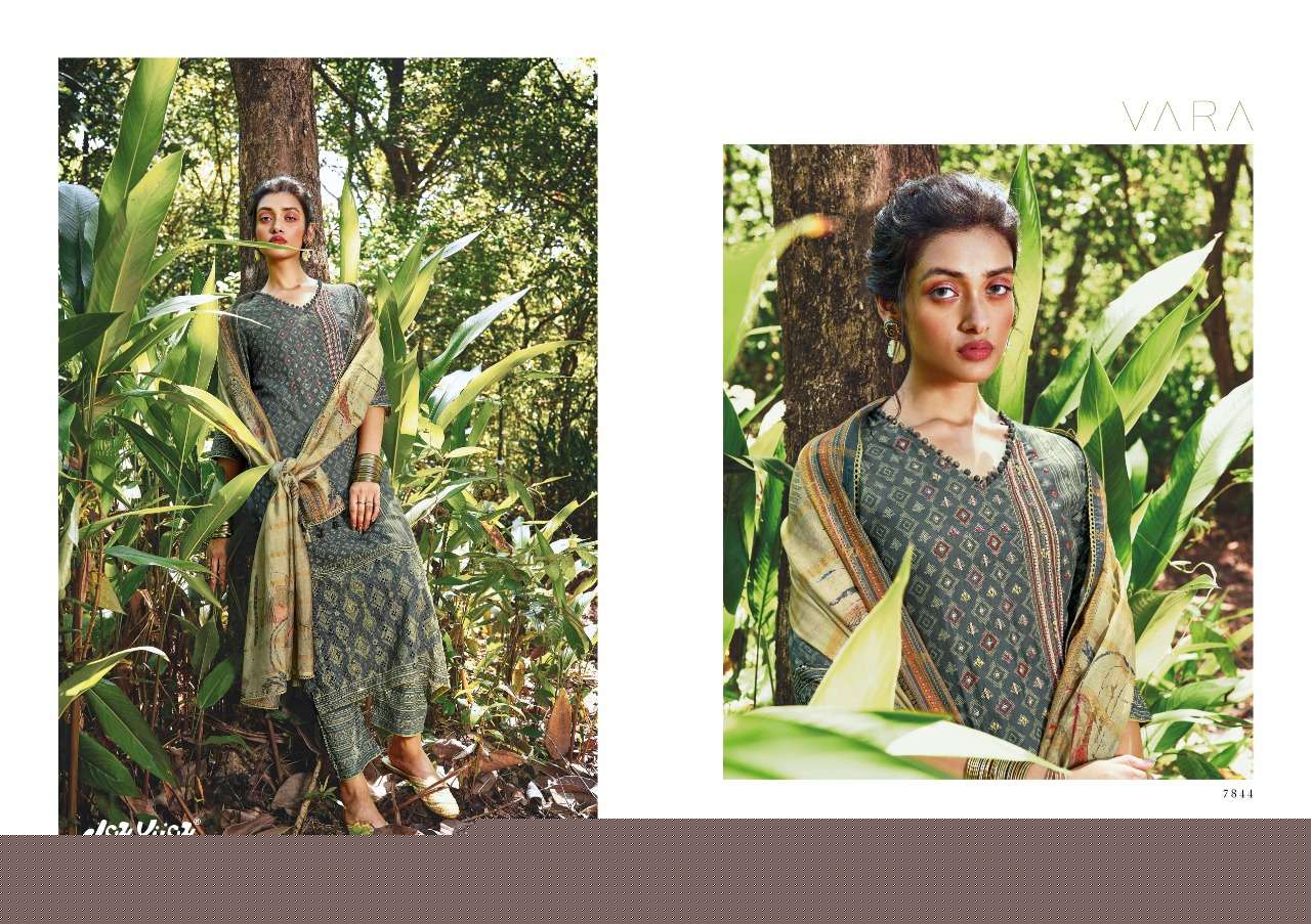 VARA BY JAY VIJAY PRINTS 7841 TO 7848 SERIES BEAUTIFUL SUITS COLORFUL STYLISH FANCY CASUAL WEAR & ETHNIC WEAR PURE SILK DRESSES AT WHOLESALE PRICE