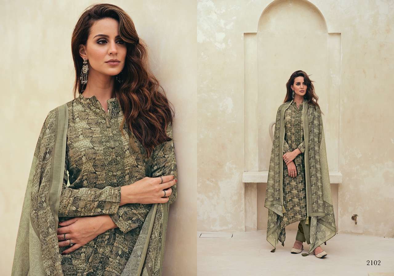 TAVAQQO BY SADHANA FASHION 2100 TO 2109 SERIES BEAUTIFUL STYLISH SUITS FANCY COLORFUL CASUAL WEAR & ETHNIC WEAR & READY TO WEAR PURE JAM SILK PRINT WITH EMBROIDERED DRESSES AT WHOLESALE PRICE