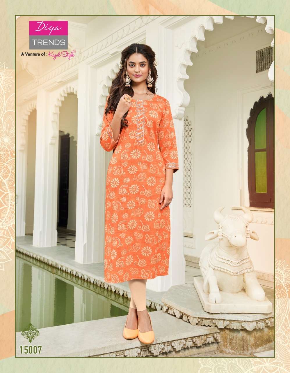 Gardencity Vol-15 By Diya Trends 15001 To 15014 Series Beautiful Stylish Fancy Colorful Casual Wear & Ethnic Wear Rayon Foil Kurtis At Wholesale Price