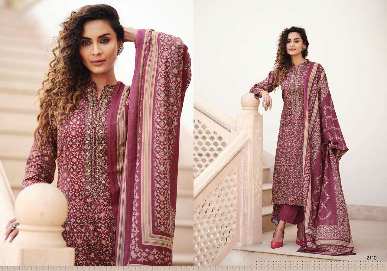 CRYSTAL BY SADHANA FASHION 2110 TO 2117 SERIES INDIAN SUITS BEAUTIFUL FANCY COLORFUL STYLISH PARTY WEAR & OCCASIONAL WEAR PURE JAM SILK DIGITAL PRINT DRESSES AT WHOLESALE PRICE