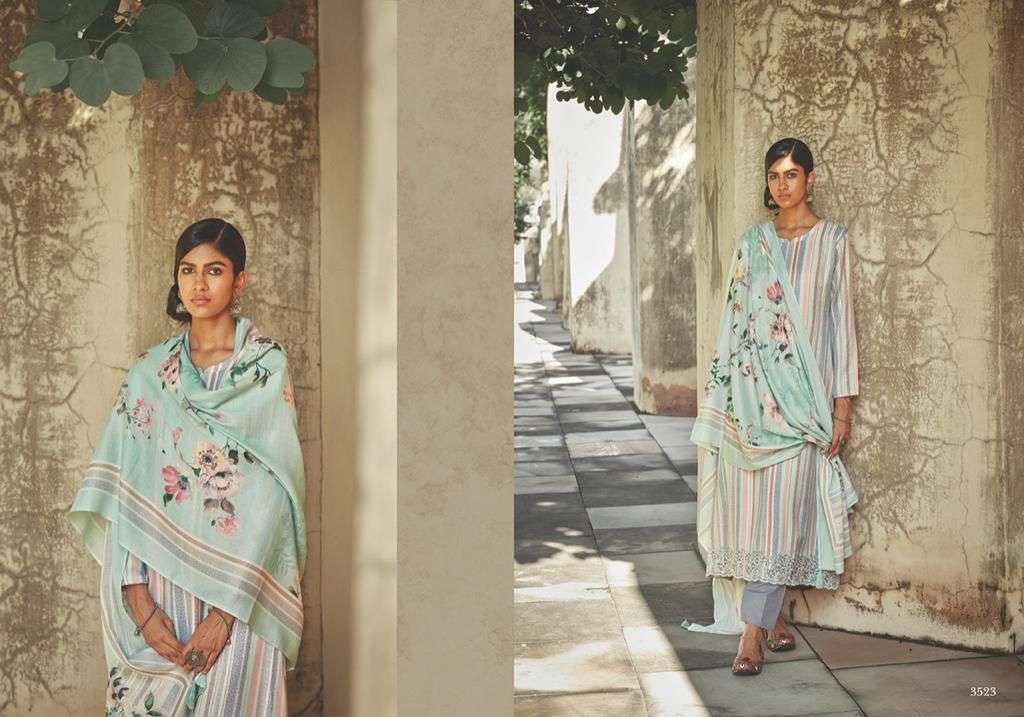 FORBES VOL-2 BY PRM TRENDZ 3518 TO 3525 SERIES INDIAN SUITS BEAUTIFUL FANCY COLORFUL STYLISH PARTY WEAR & OCCASIONAL WEAR PURE JAM SILK DIGITAL PRINT DRESSES AT WHOLESALE PRICE