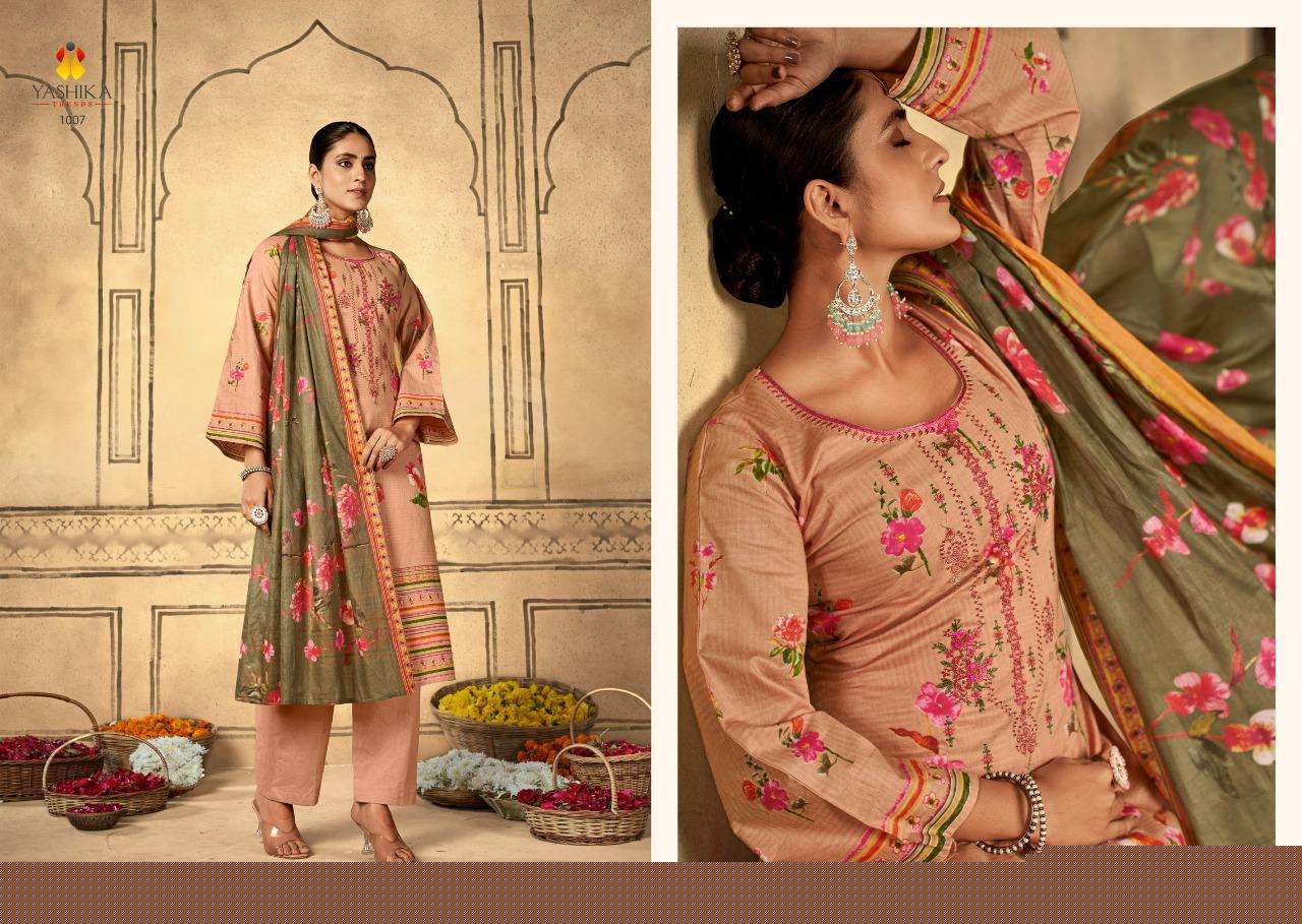 BELLA BY YASHIKA TRENDS 1001 TO 1008 SERIES BEAUTIFUL SUITS COLORFUL STYLISH FANCY CASUAL WEAR & ETHNIC WEAR HEAVY COTTON PRINT DRESSES AT WHOLESALE PRICE