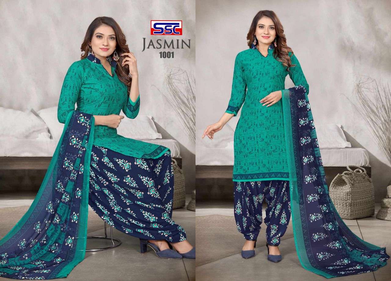 JASMIN VOL-28 BY SHREE SHANTI CREATION 1001 TO 1012 SERIES INDIAN SUITS BEAUTIFUL FANCY COLORFUL STYLISH PARTY WEAR & OCCASIONAL WEAR HEAVY MICRO PRINT DRESSES AT WHOLESALE PRICE
