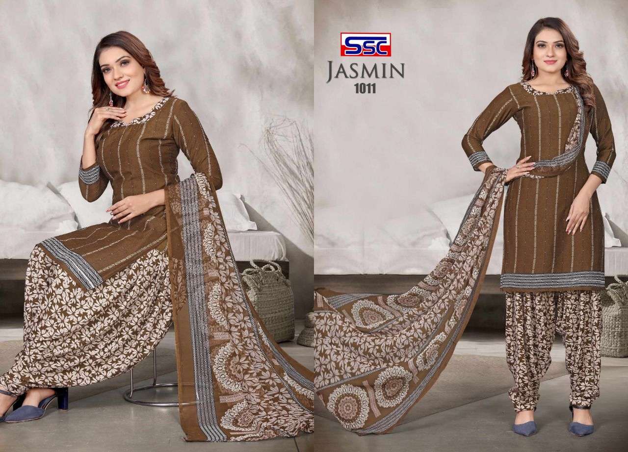 JASMIN VOL-28 BY SHREE SHANTI CREATION 1001 TO 1012 SERIES INDIAN SUITS BEAUTIFUL FANCY COLORFUL STYLISH PARTY WEAR & OCCASIONAL WEAR HEAVY MICRO PRINT DRESSES AT WHOLESALE PRICE