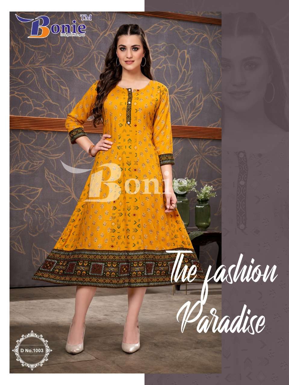 SUHANA BY BONIE 1001 TO 1006 SERIES DESIGNER STYLISH FANCY COLORFUL BEAUTIFUL PARTY WEAR & ETHNIC WEAR COLLECTION RAYON KURTIS AT WHOLESALE PRICE