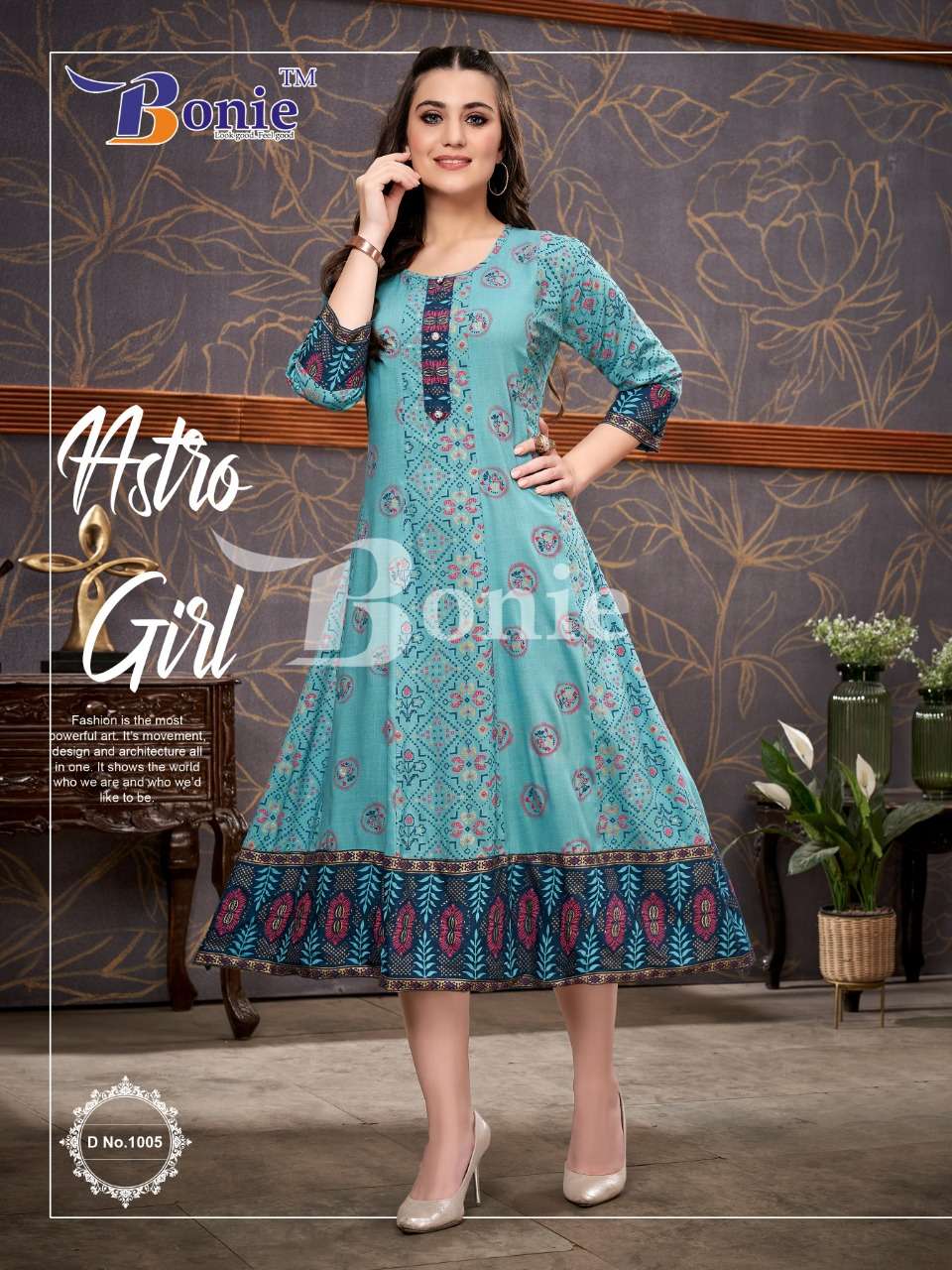 SUHANA BY BONIE 1001 TO 1006 SERIES DESIGNER STYLISH FANCY COLORFUL BEAUTIFUL PARTY WEAR & ETHNIC WEAR COLLECTION RAYON KURTIS AT WHOLESALE PRICE
