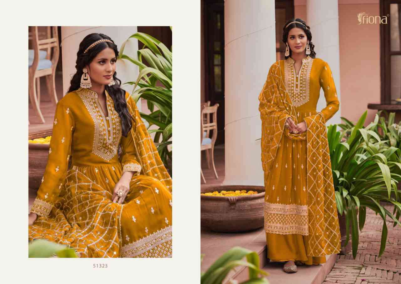 Naariti By Fiona 51321 To 51326 Series Beautiful Sharara Suits Colorful Stylish Fancy Casual Wear & Ethnic Wear Premium Georgette Dresses At Wholesale Price
