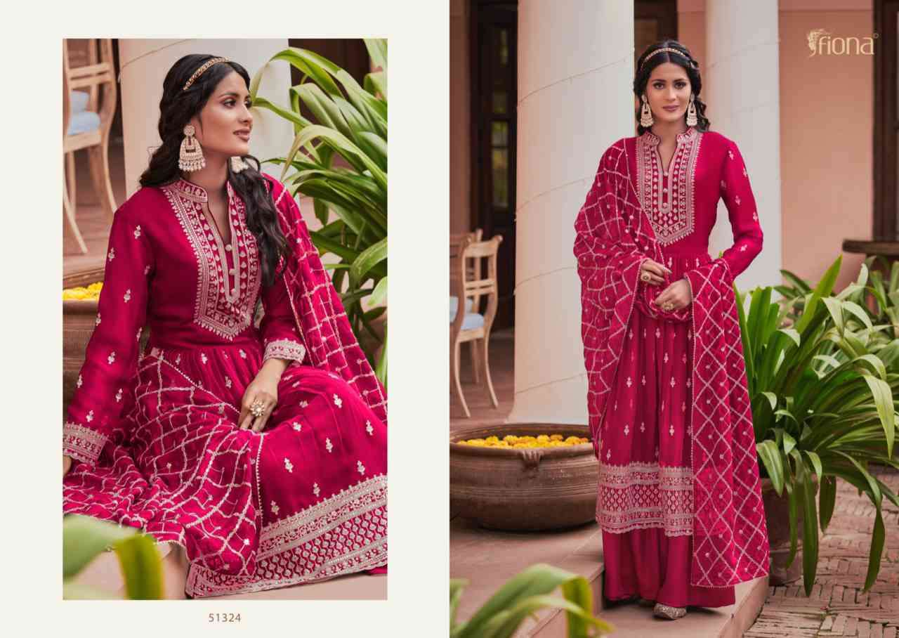 Naariti By Fiona 51321 To 51326 Series Beautiful Sharara Suits Colorful Stylish Fancy Casual Wear & Ethnic Wear Premium Georgette Dresses At Wholesale Price