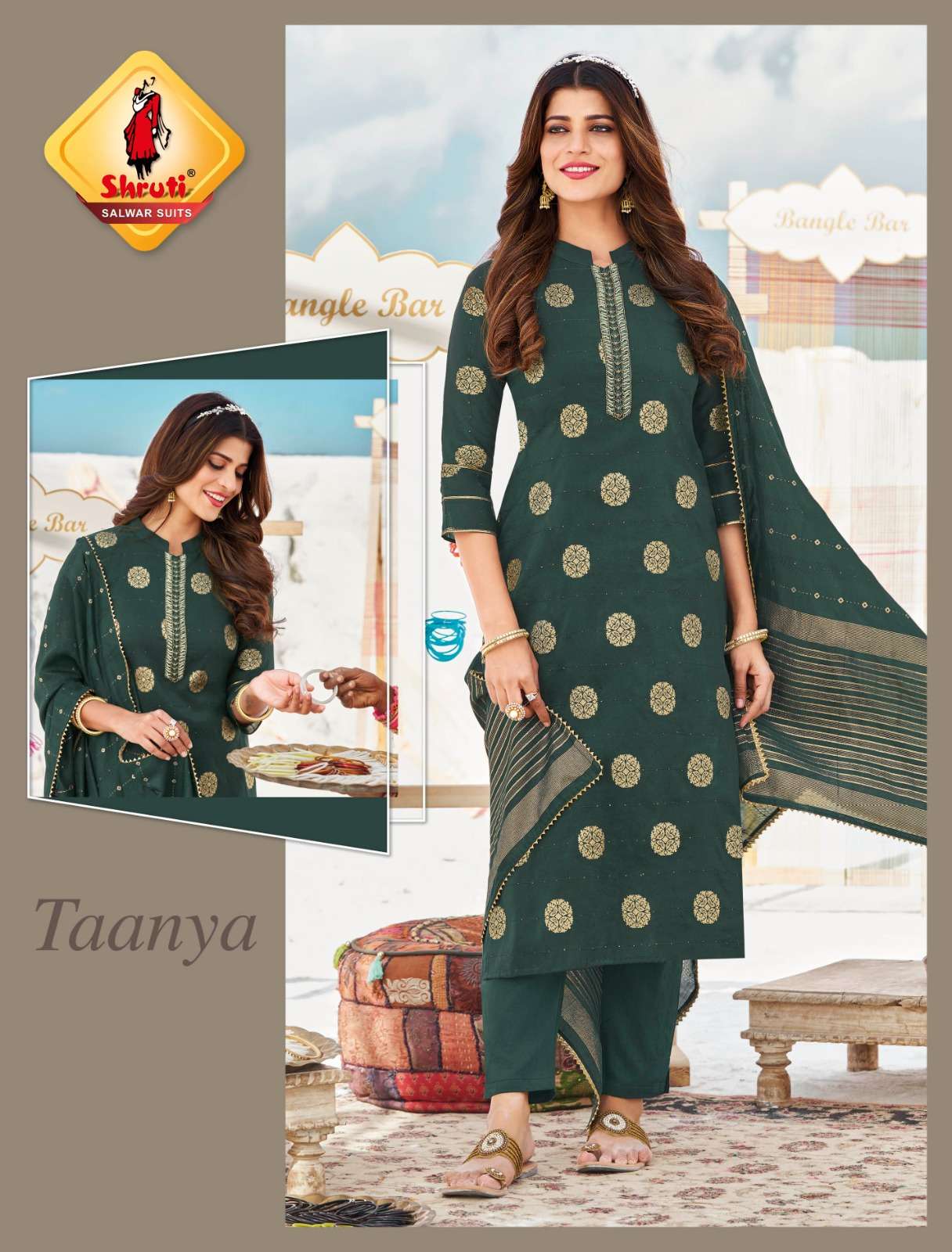 ANOKHI VOL-4 BY SHRUTI 01 TO 04 SERIES BEAUTIFUL STYLISH SUITS FANCY COLORFUL CASUAL WEAR & ETHNIC WEAR & READY TO WEAR VISCOSE JACQUARD DRESSES AT WHOLESALE PRICE