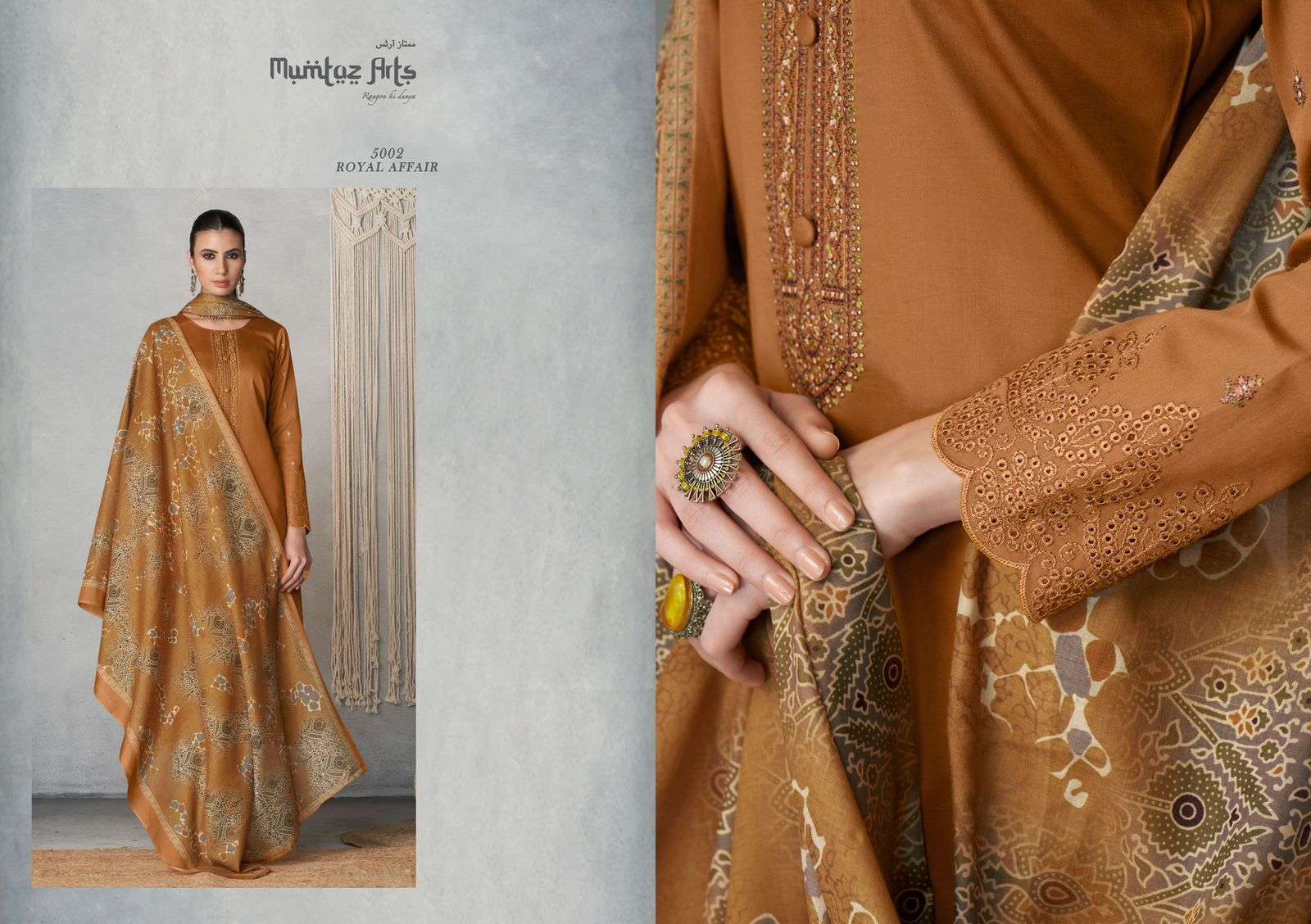 ROYAL AFFAIR BY MUMTAZ ARTS 5001 TO 5004 SERIES DESIGNER BEAUTIFUL STYLISH FANCY COLORFUL PARTY WEAR & PURE JAM SATIN AT WHOLESALE PRICE