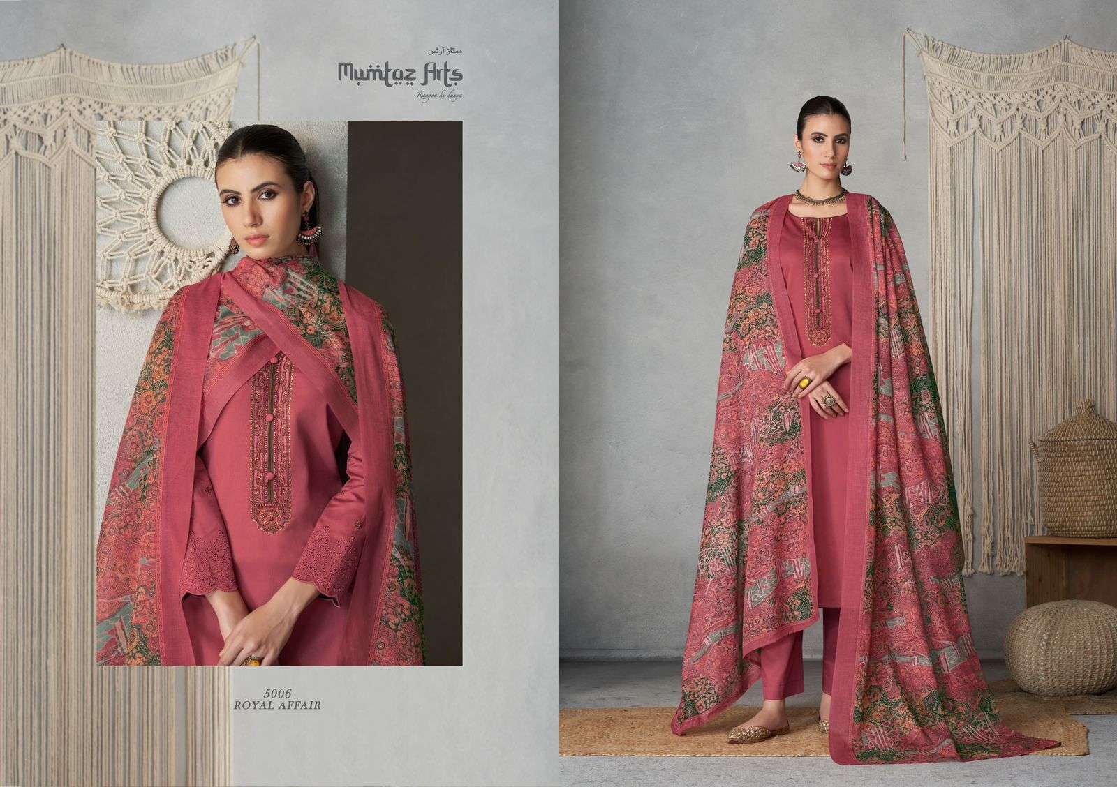 ROYAL AFFAIR BY MUMTAZ ARTS 5001 TO 5004 SERIES DESIGNER BEAUTIFUL STYLISH FANCY COLORFUL PARTY WEAR & PURE JAM SATIN AT WHOLESALE PRICE