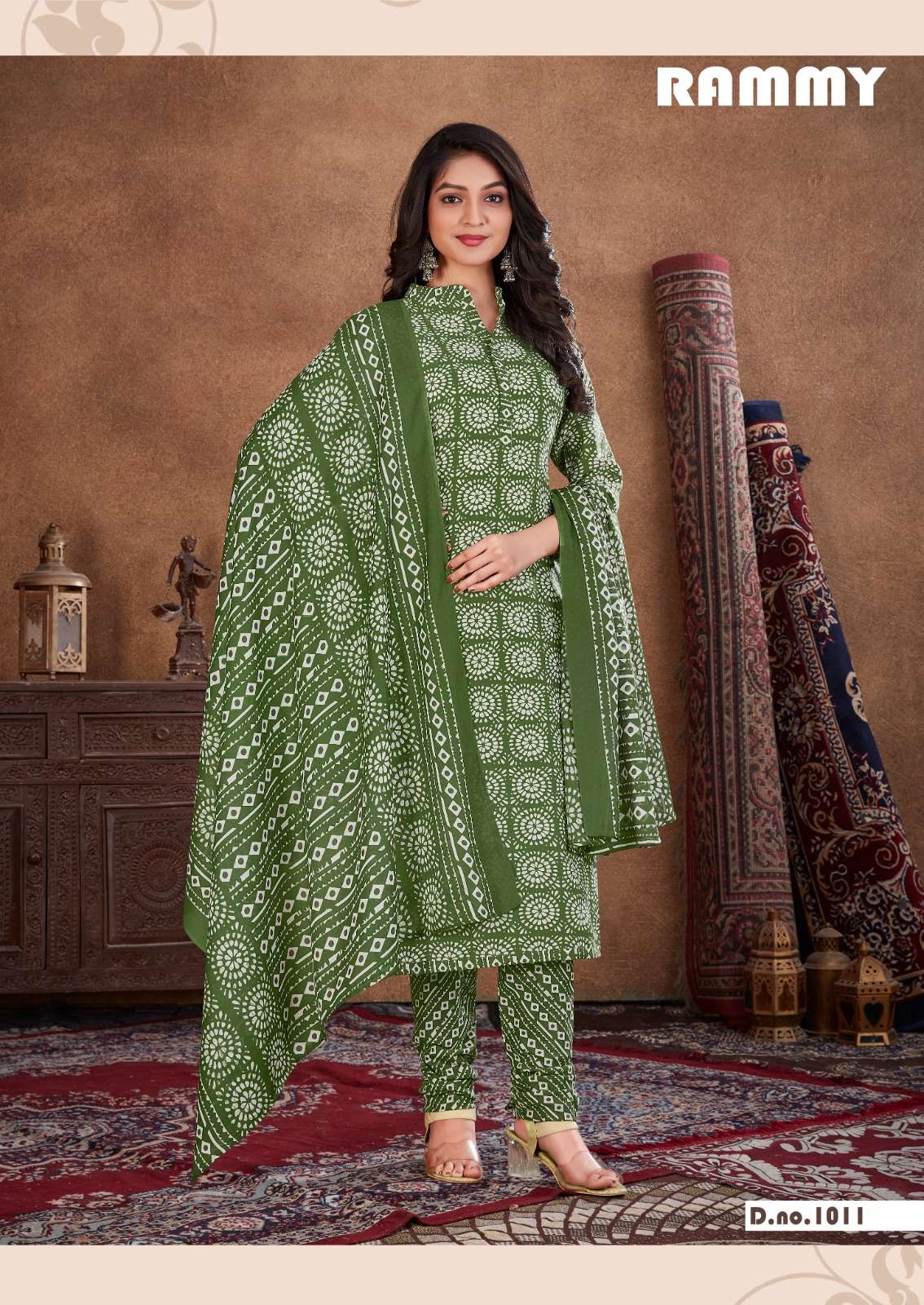 RAMMY BY SKT SUITS 1001 TO 1012 SERIES BEAUTIFUL FESTIVE SUITS COLORFUL STYLISH FANCY CASUAL WEAR & ETHNIC WEAR SOFT COTTON PRINT DRESSES AT WHOLESALE PRICE
