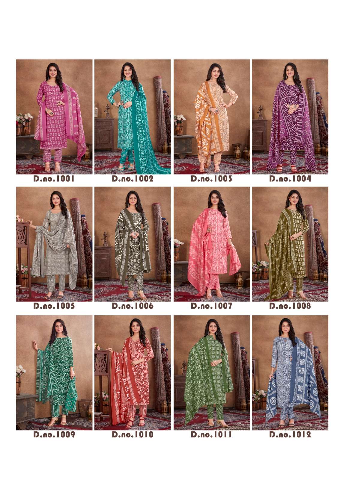 RAMMY BY SKT SUITS 1001 TO 1012 SERIES BEAUTIFUL FESTIVE SUITS COLORFUL STYLISH FANCY CASUAL WEAR & ETHNIC WEAR SOFT COTTON PRINT DRESSES AT WHOLESALE PRICE
