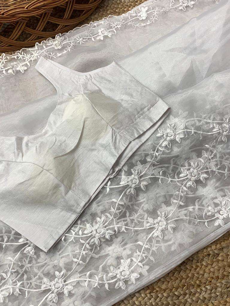SAMANTHA BY FASHID WHOLESALE VE INDIAN TRADITIONAL WEAR COLLECTION BEAUTIFUL STYLISH FANCY COLORFUL PARTY WEAR & OCCASIONAL WEAR ORGANZA SILK SAREES AT WHOLESALE PRICE