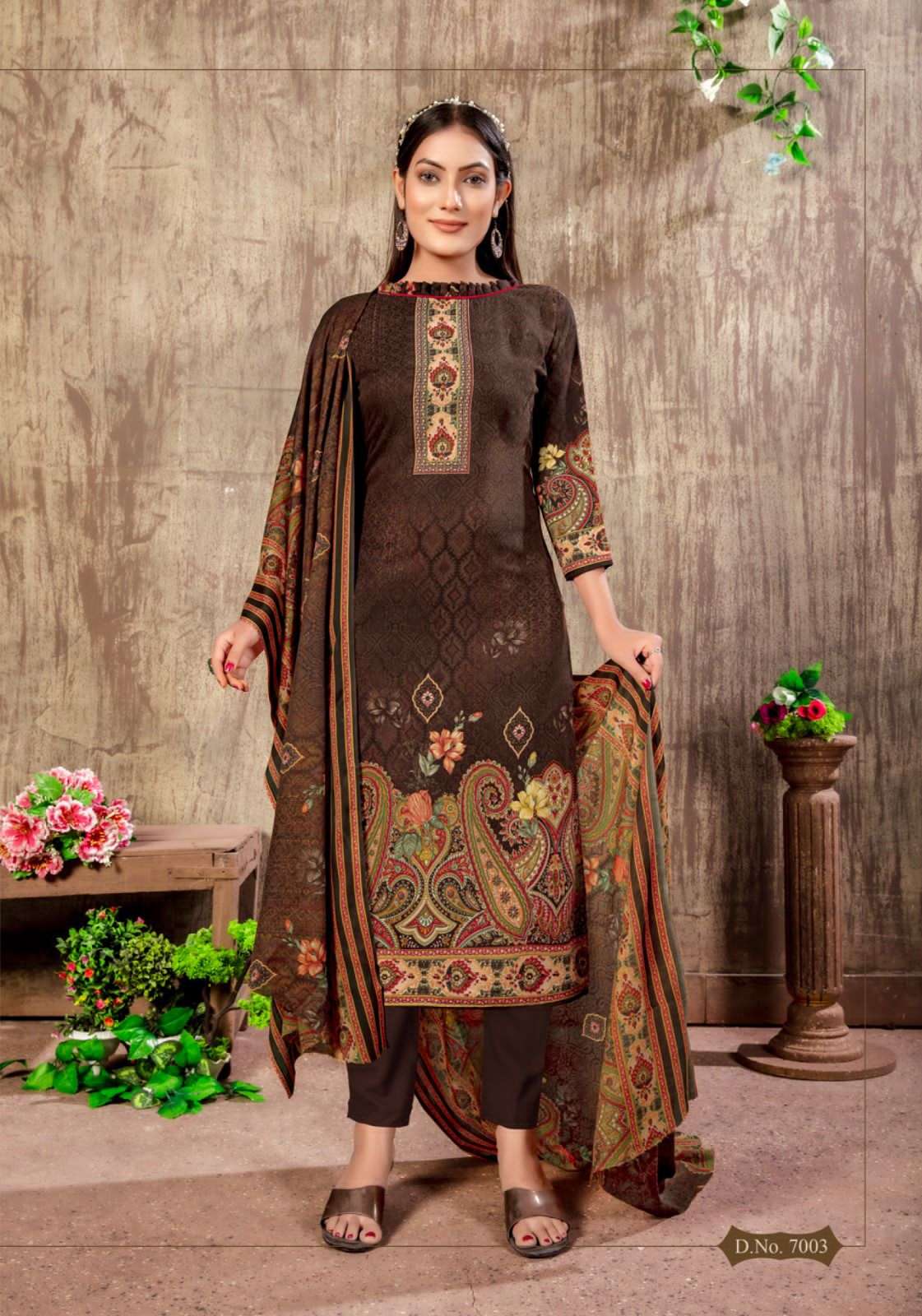 SON PARI VOL-7 BY SHIV GORI SILK MILLS 7001 TO 7010 SERIES BEAUTIFUL SUITS COLORFUL STYLISH FANCY CASUAL WEAR & ETHNIC WEAR RAYON PRINT DRESSES AT WHOLESALE PRICE