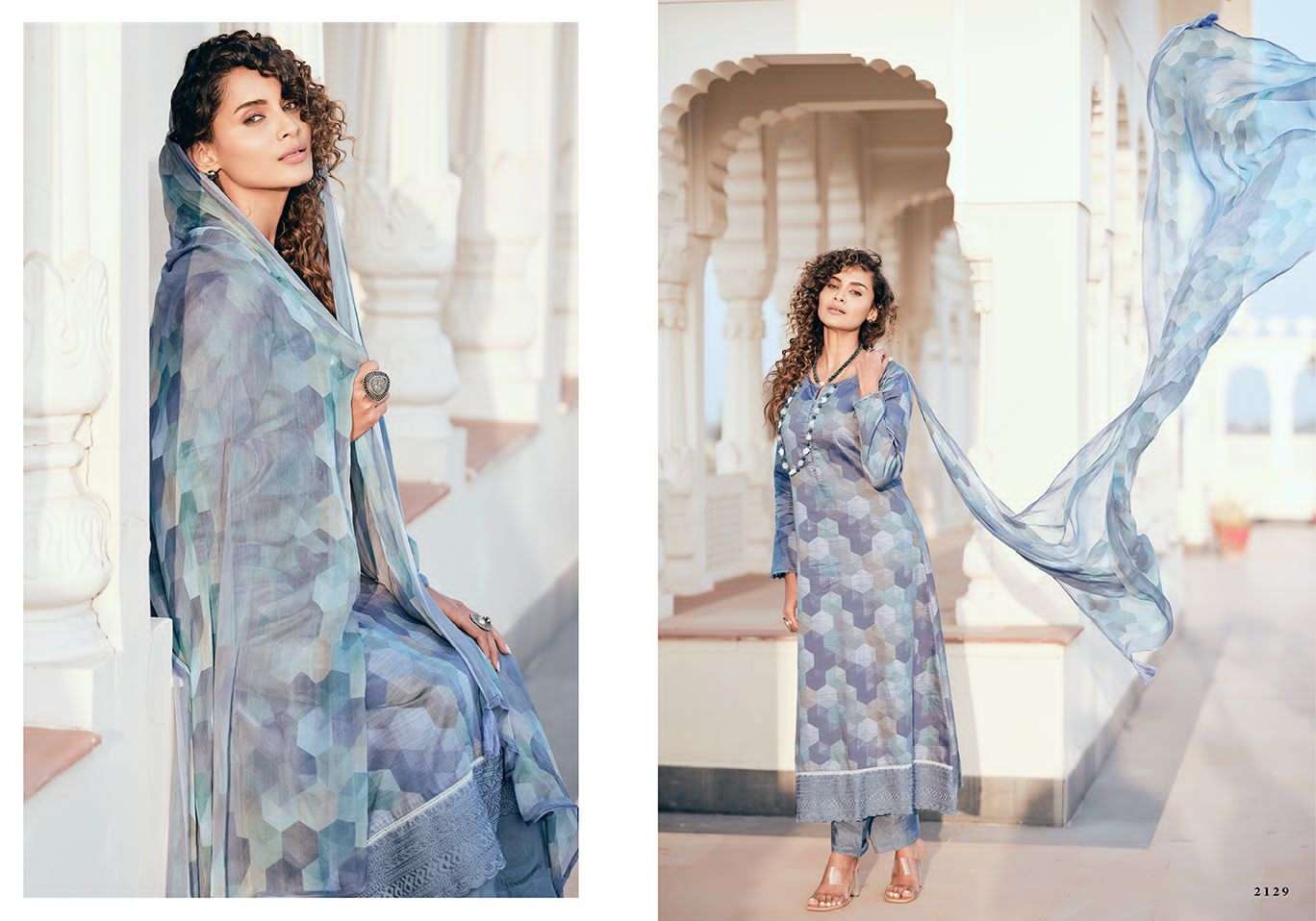 TRINITY BY SADHANA FASHION 2126 TO 2135 SERIES BEAUTIFUL SUITS COLORFUL STYLISH FANCY CASUAL WEAR & ETHNIC WEAR PURE COTTON DRESSES AT WHOLESALE PRICE