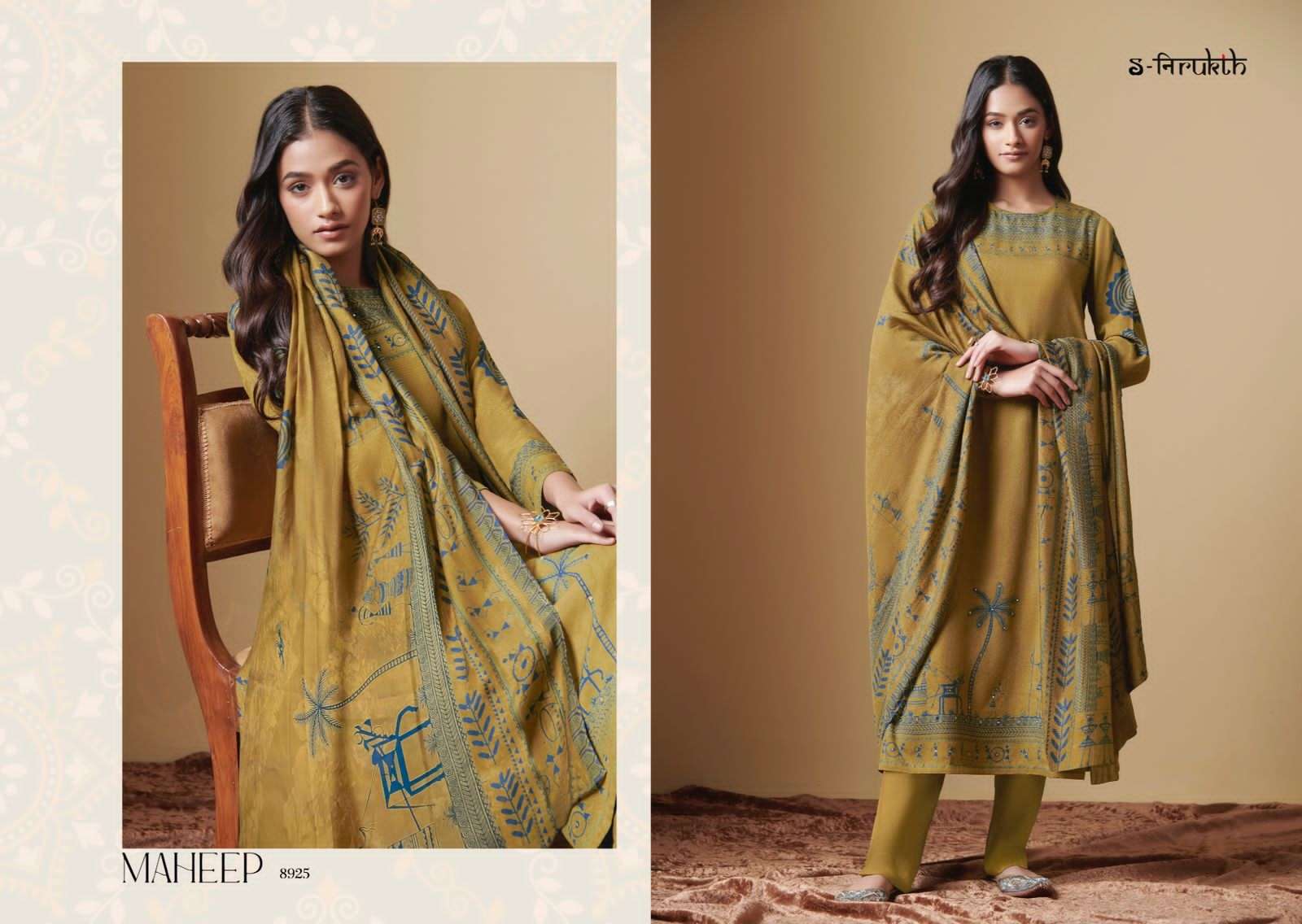 MAHEEP BY S-NIRUKTH BEAUTIFUL SUITS COLORFUL STYLISH FANCY CASUAL WEAR & ETHNIC WEAR SATIN DRESSES AT WHOLESALE PRICE