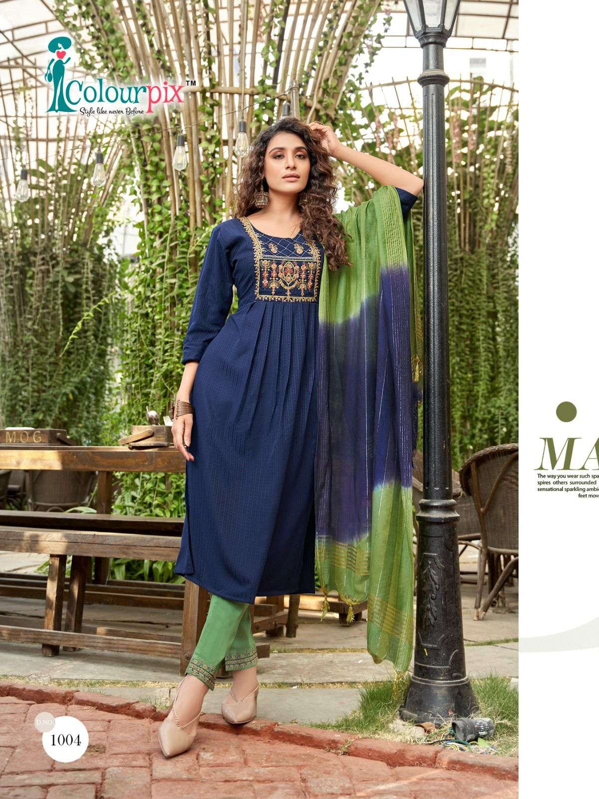 MASTANI VOL-1 BY COLOURPIX 1001 TO 1006 SERIES FESTIVE SUITS BEAUTIFUL FANCY COLORFUL STYLISH PARTY WEAR & OCCASIONAL WEAR VISCOSE RAYON DRESSES AT WHOLESALE PRICE