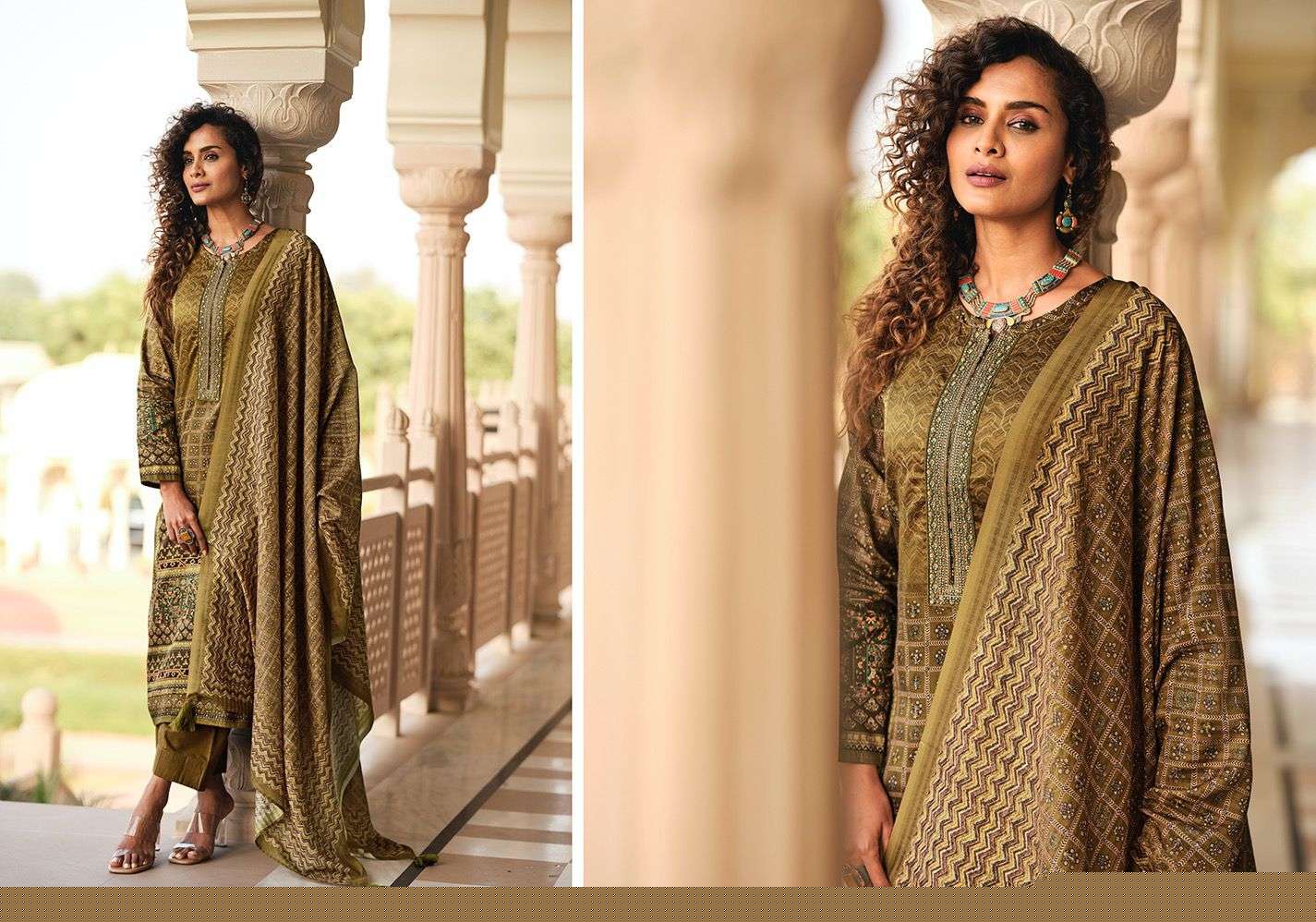 MAGHA BY SADHANA FASHION 2118 TO 2125 SERIES BEAUTIFUL FESTIVE SUITS COLORFUL STYLISH FANCY CASUAL WEAR & ETHNIC WEAR PURE JAM SILK PRINT DRESSES AT WHOLESALE PRICE