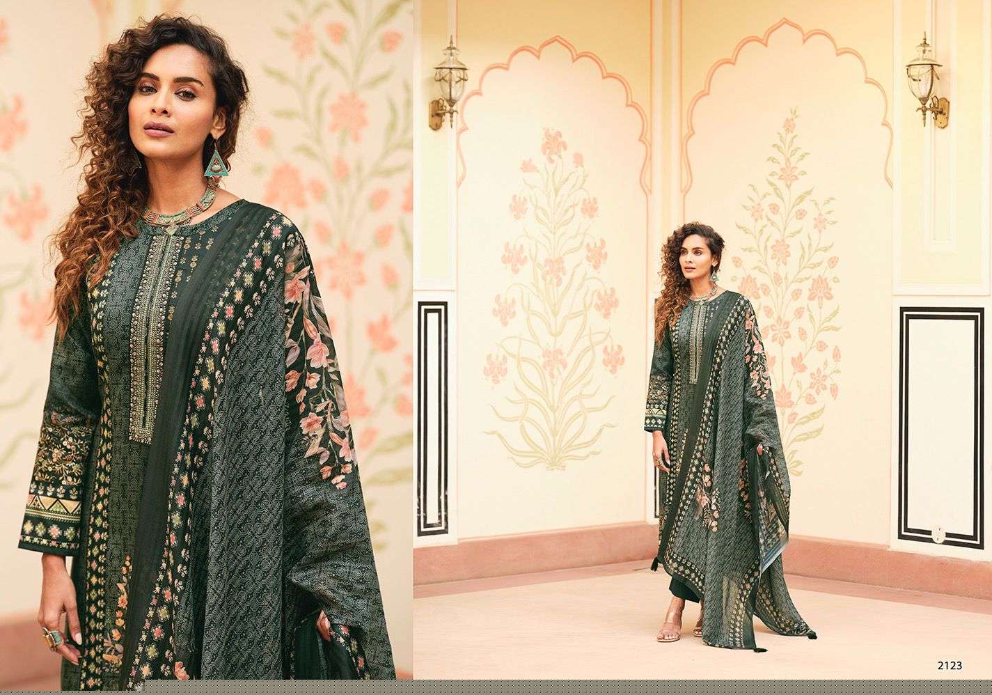 MAGHA BY SADHANA FASHION 2118 TO 2125 SERIES BEAUTIFUL FESTIVE SUITS COLORFUL STYLISH FANCY CASUAL WEAR & ETHNIC WEAR PURE JAM SILK PRINT DRESSES AT WHOLESALE PRICE