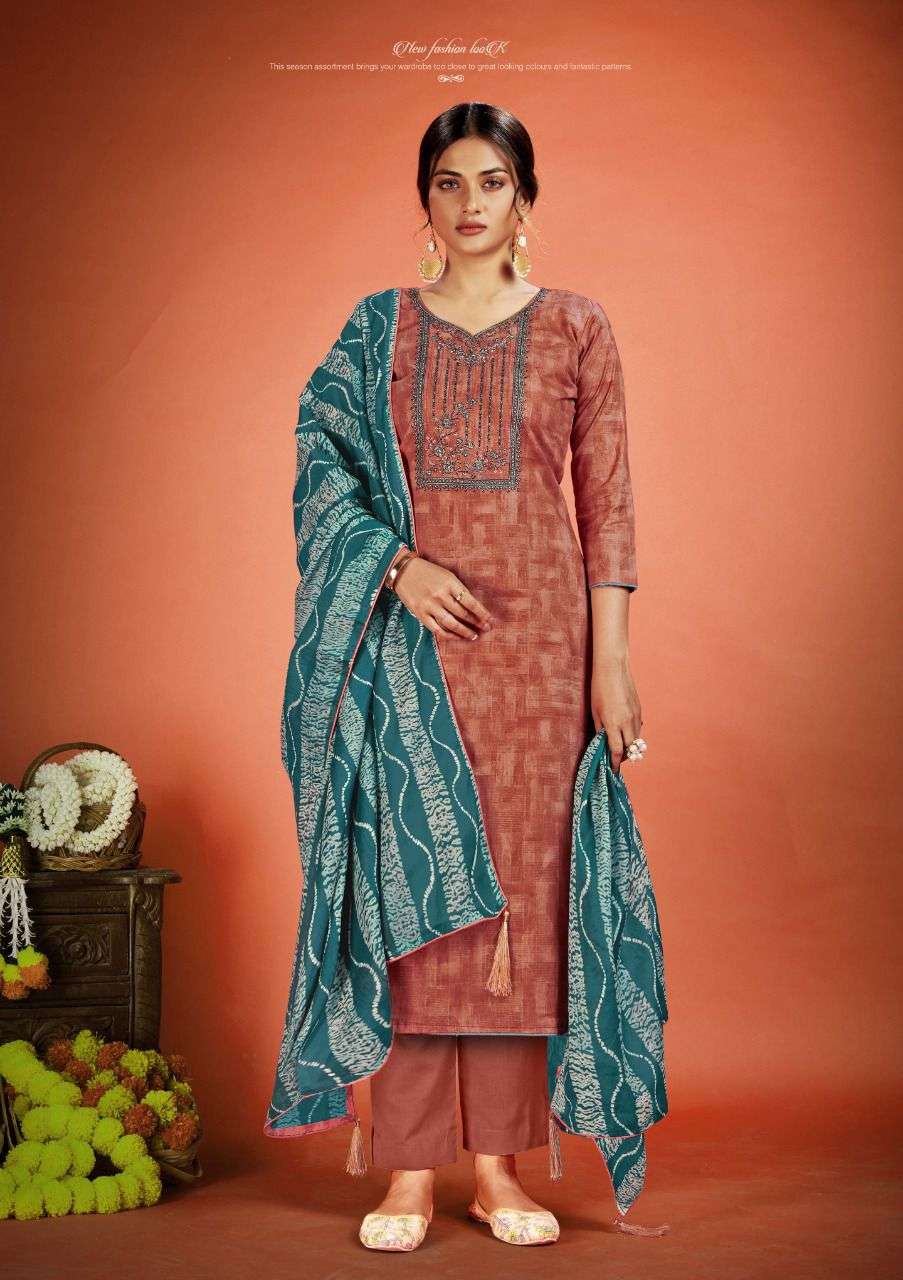 NETRA VOL-5 BY VASTU TEX 501 TO 510 SERIES BEAUTIFUL SUITS COLORFUL STYLISH FANCY CASUAL WEAR & ETHNIC WEAR LAWN COTTON PRINT DRESSES AT WHOLESALE PRICE